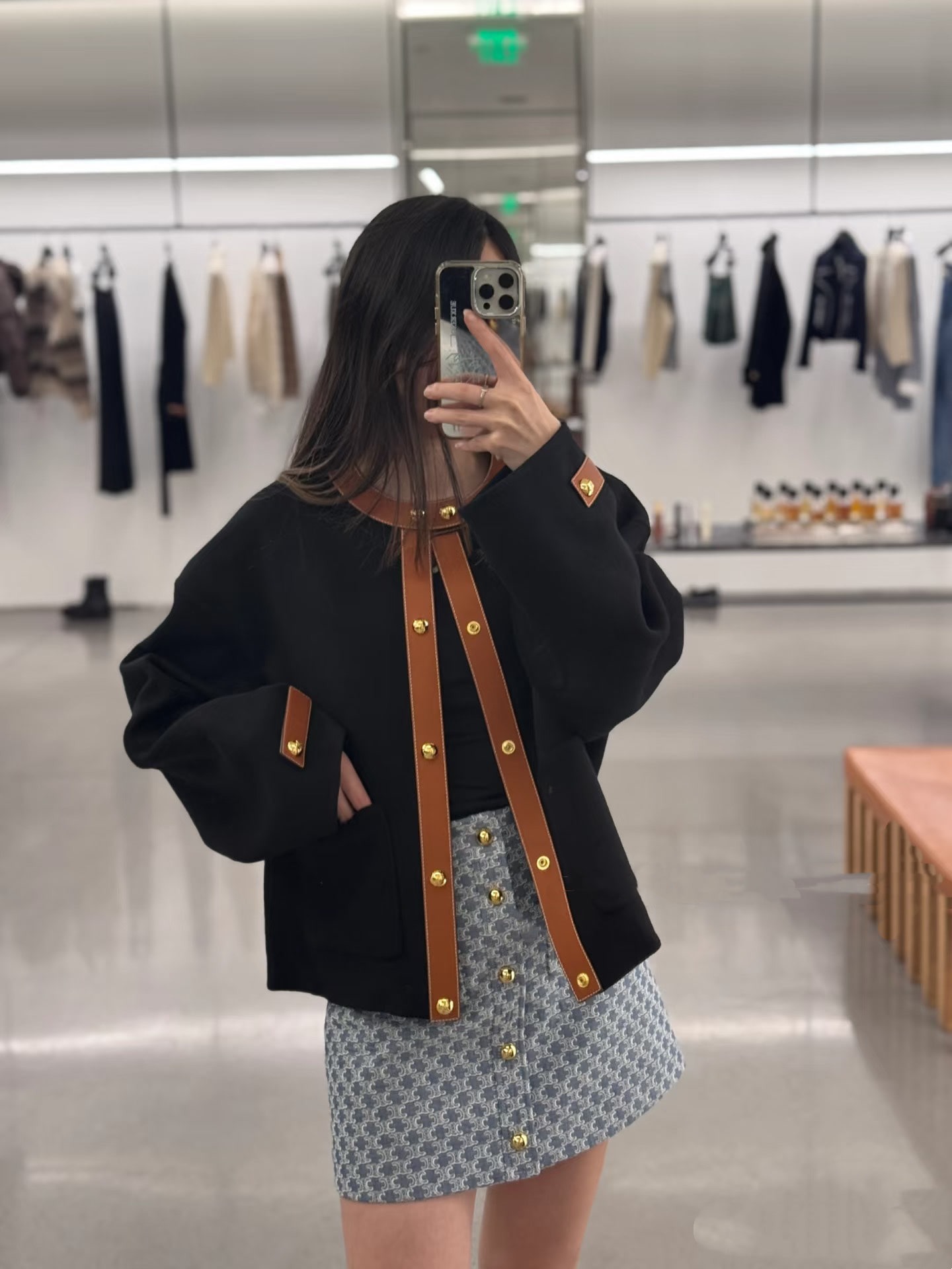 셀*느 신상 골드 울코트