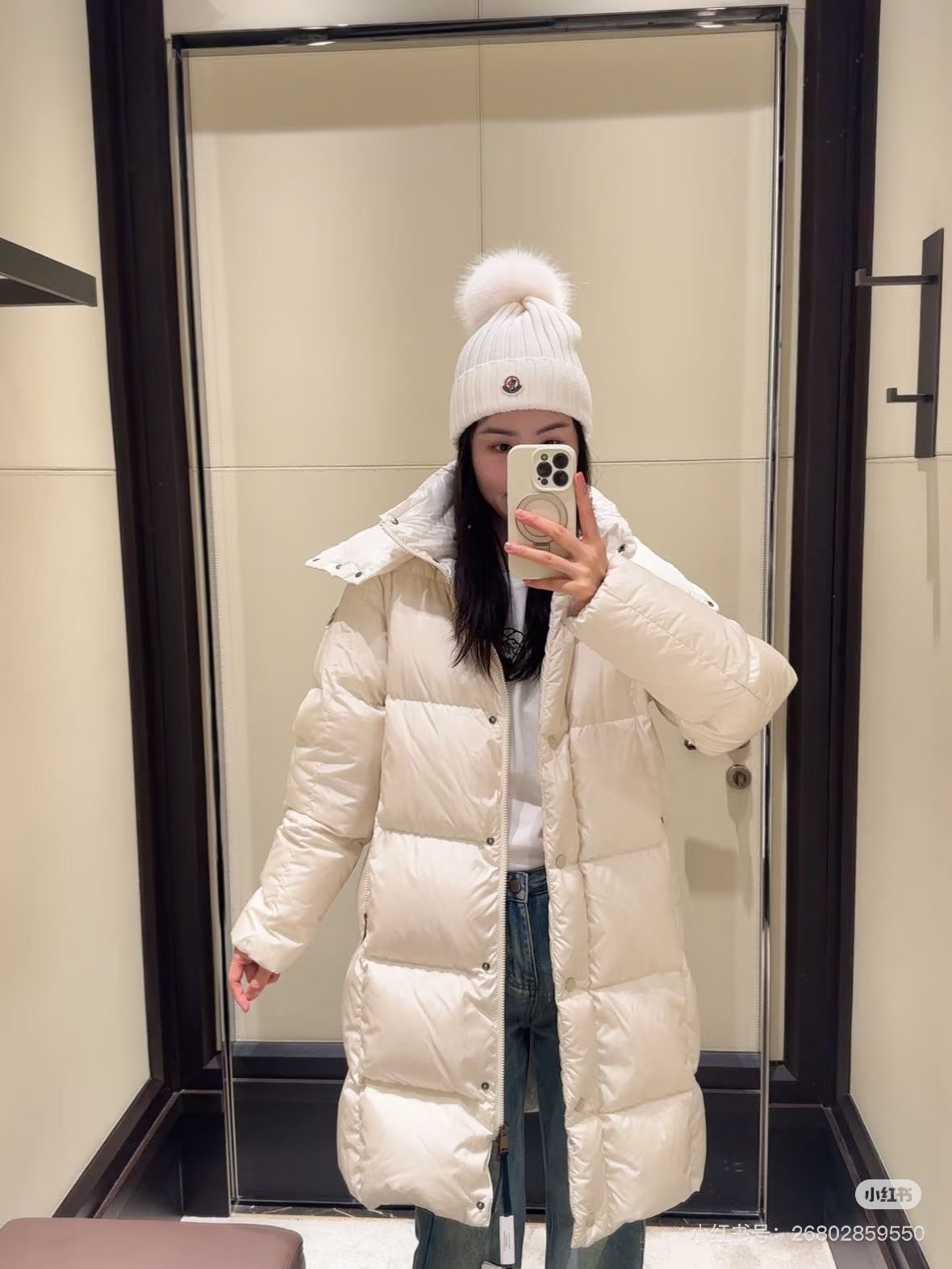 몽*레르 25 신상 후드 롱 야상점퍼