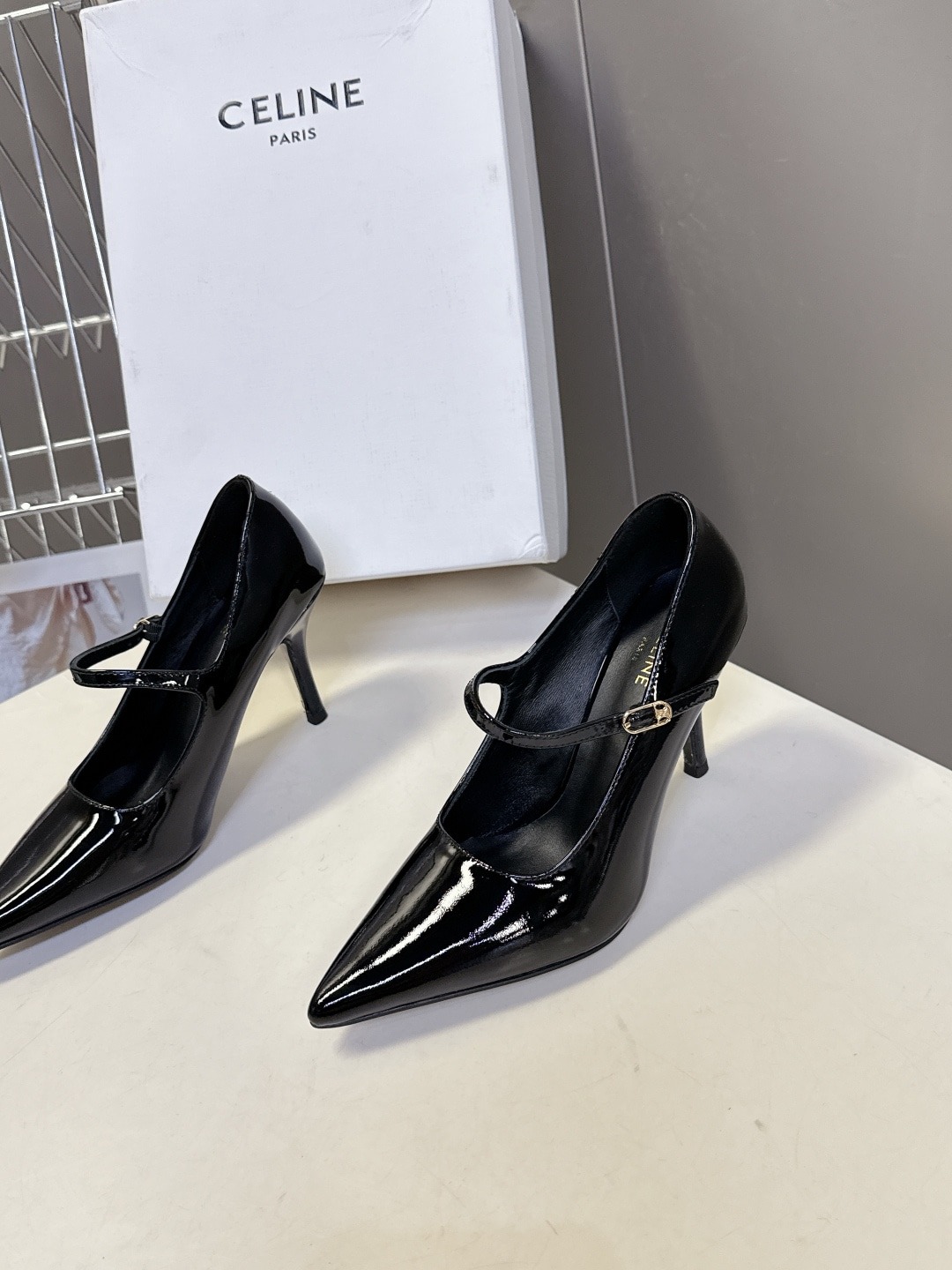 셀*느 신상 오픈토 힐