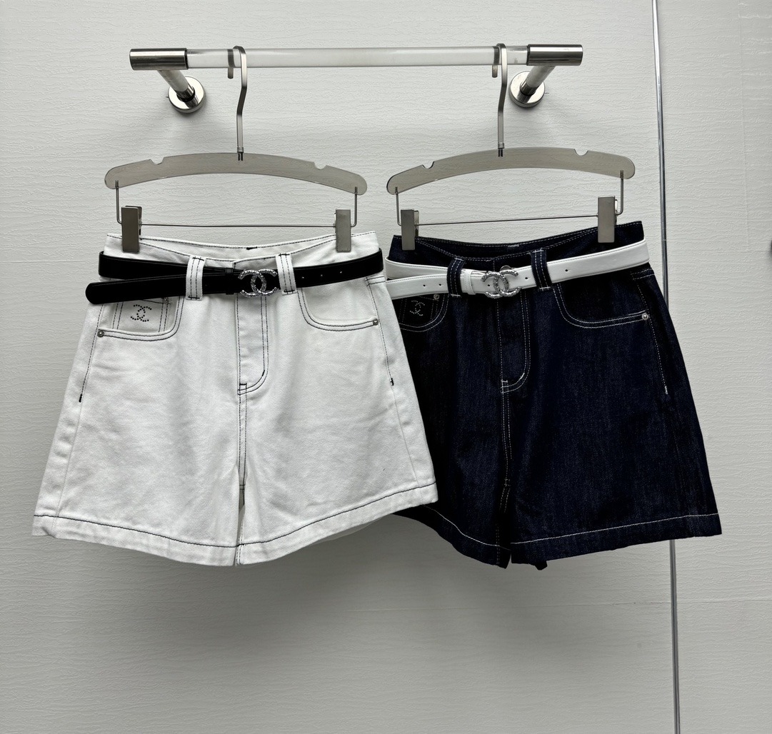 샤* 25 헤비데님 핫픽스 반바지