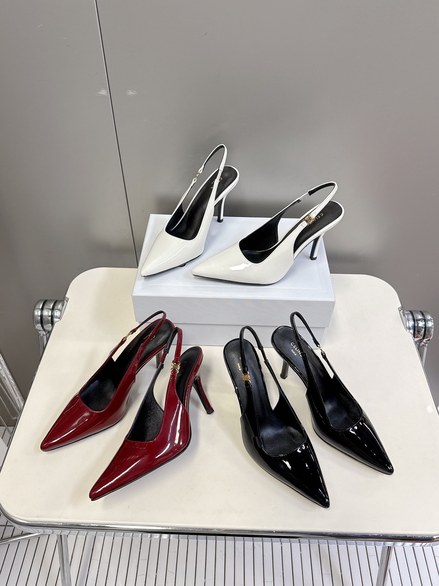 셀*느 여성스러운 오픈토 힐