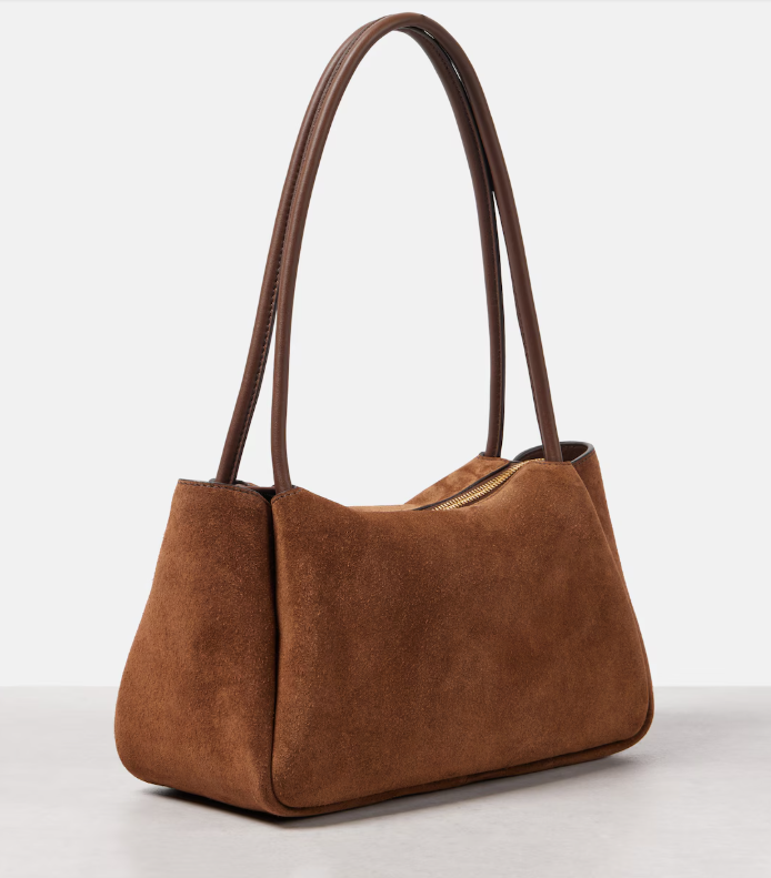 프라다 미디엄 스웨이드 숄더 백