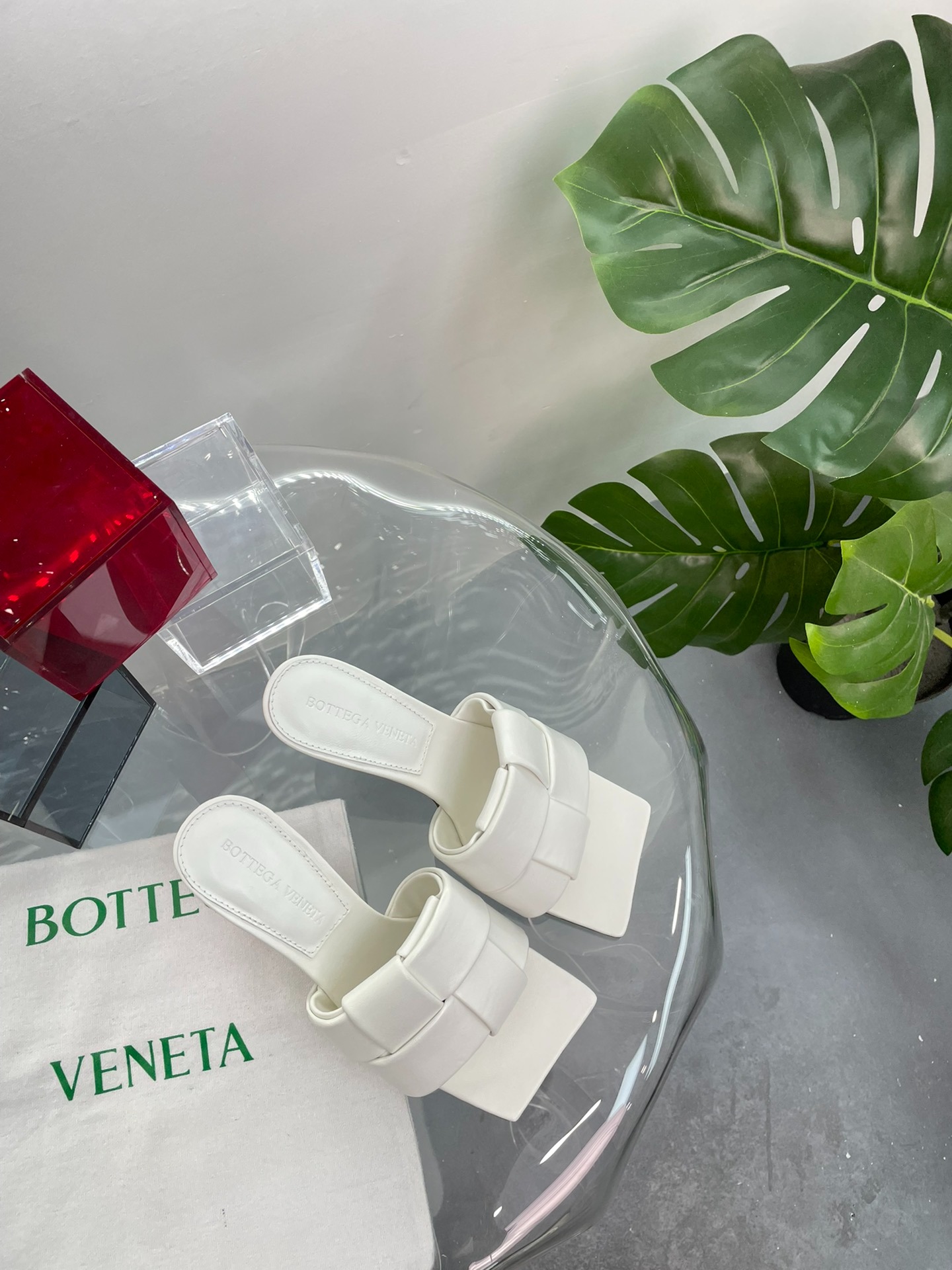 보*가베네타 PATCH 힐 슬리퍼