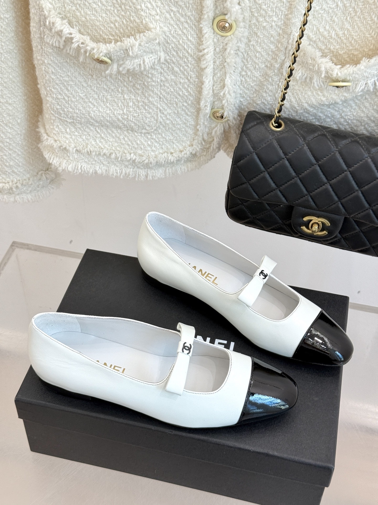 샤* 25P 신상 더블C 리본 메리제인 슈즈