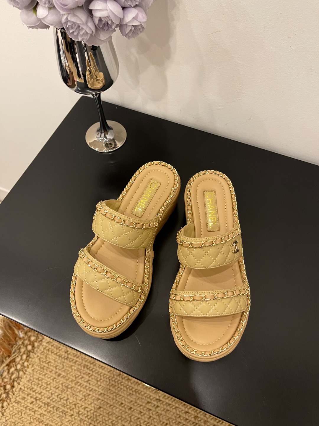 샤* 25 신상 통굽 슬리퍼