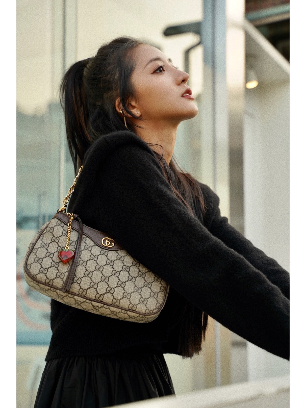 구찌 오피디아 딸기 체인백