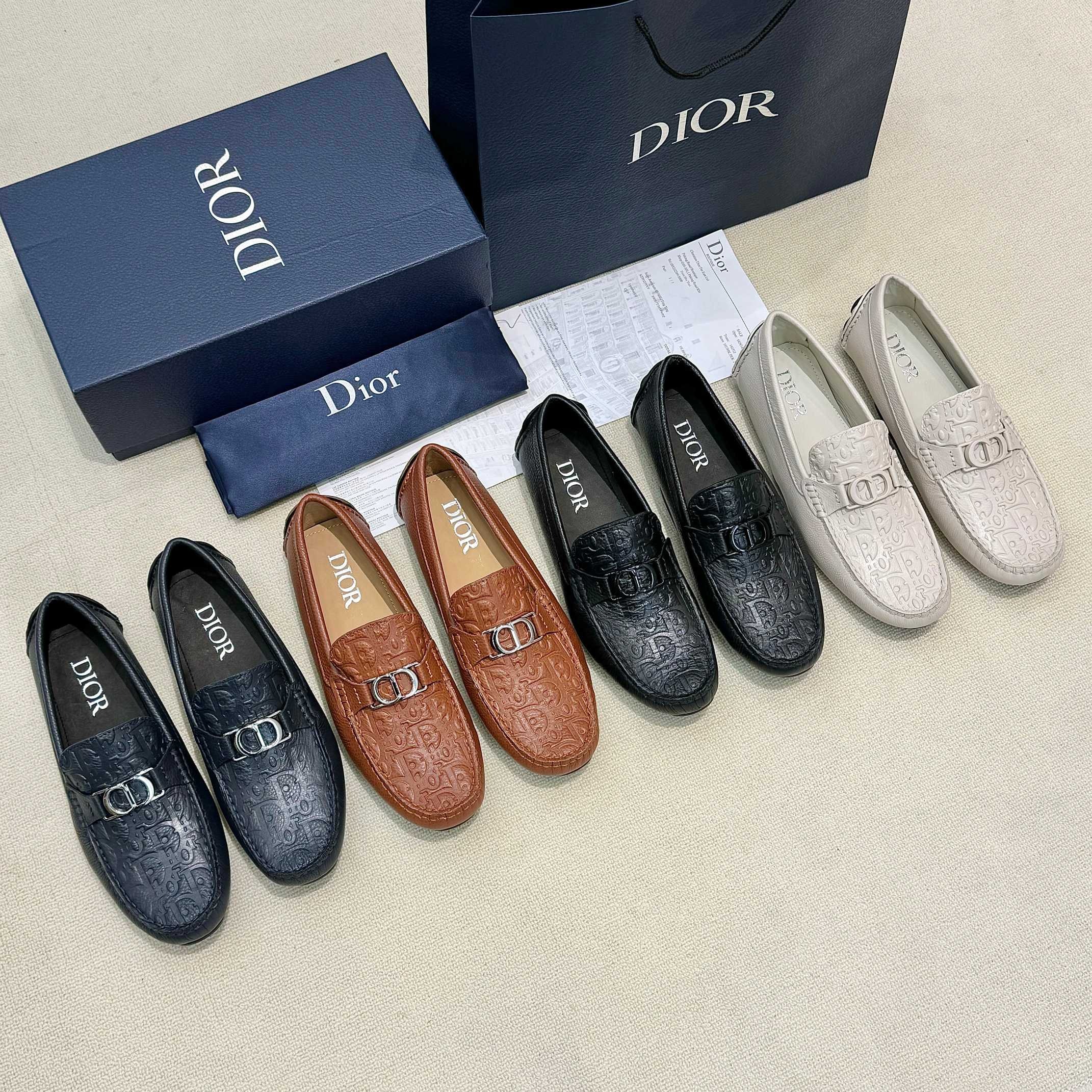 디* 송아지 가죽 로퍼