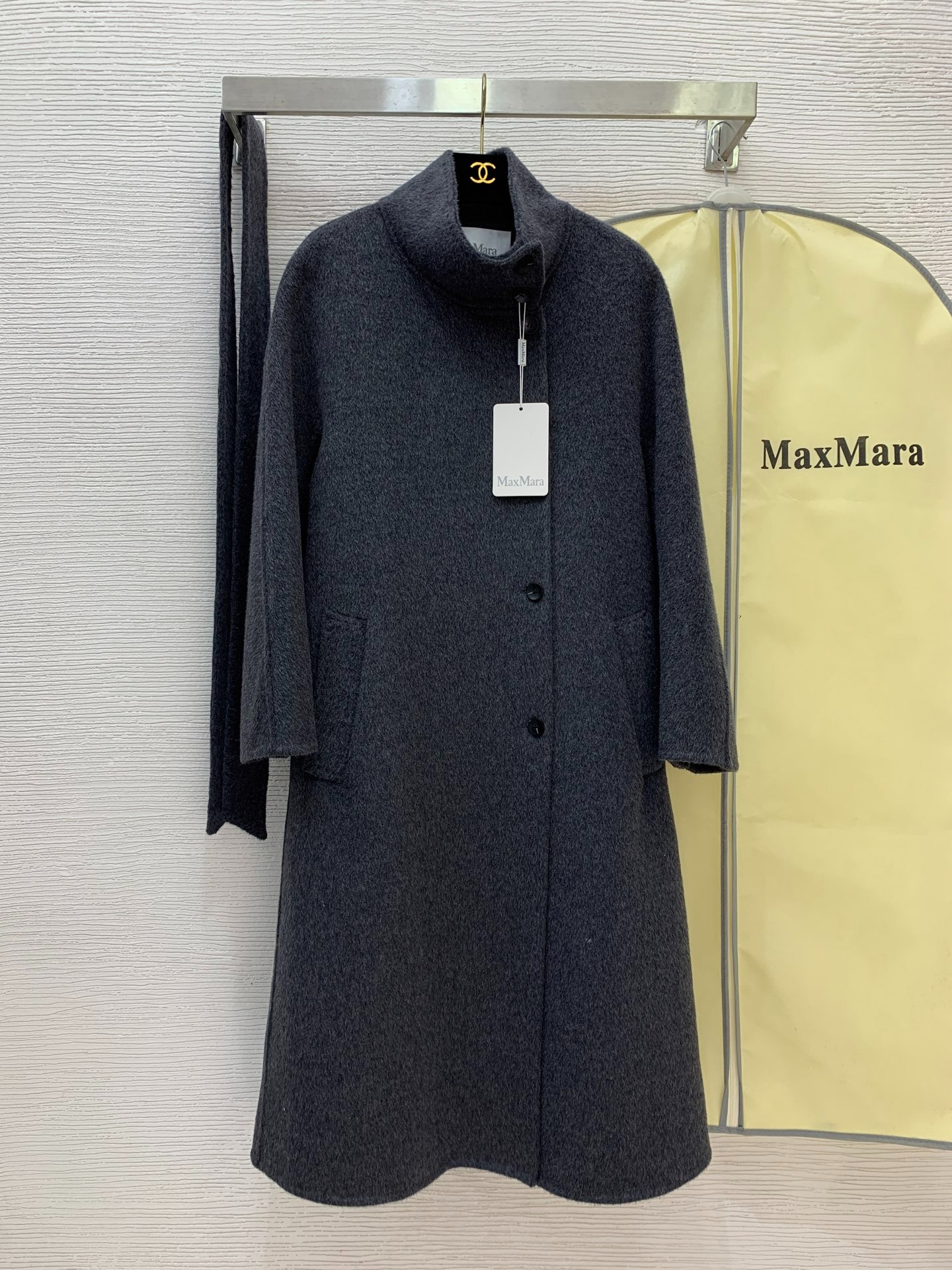 막*마라 신상 양면 롱 모직코트