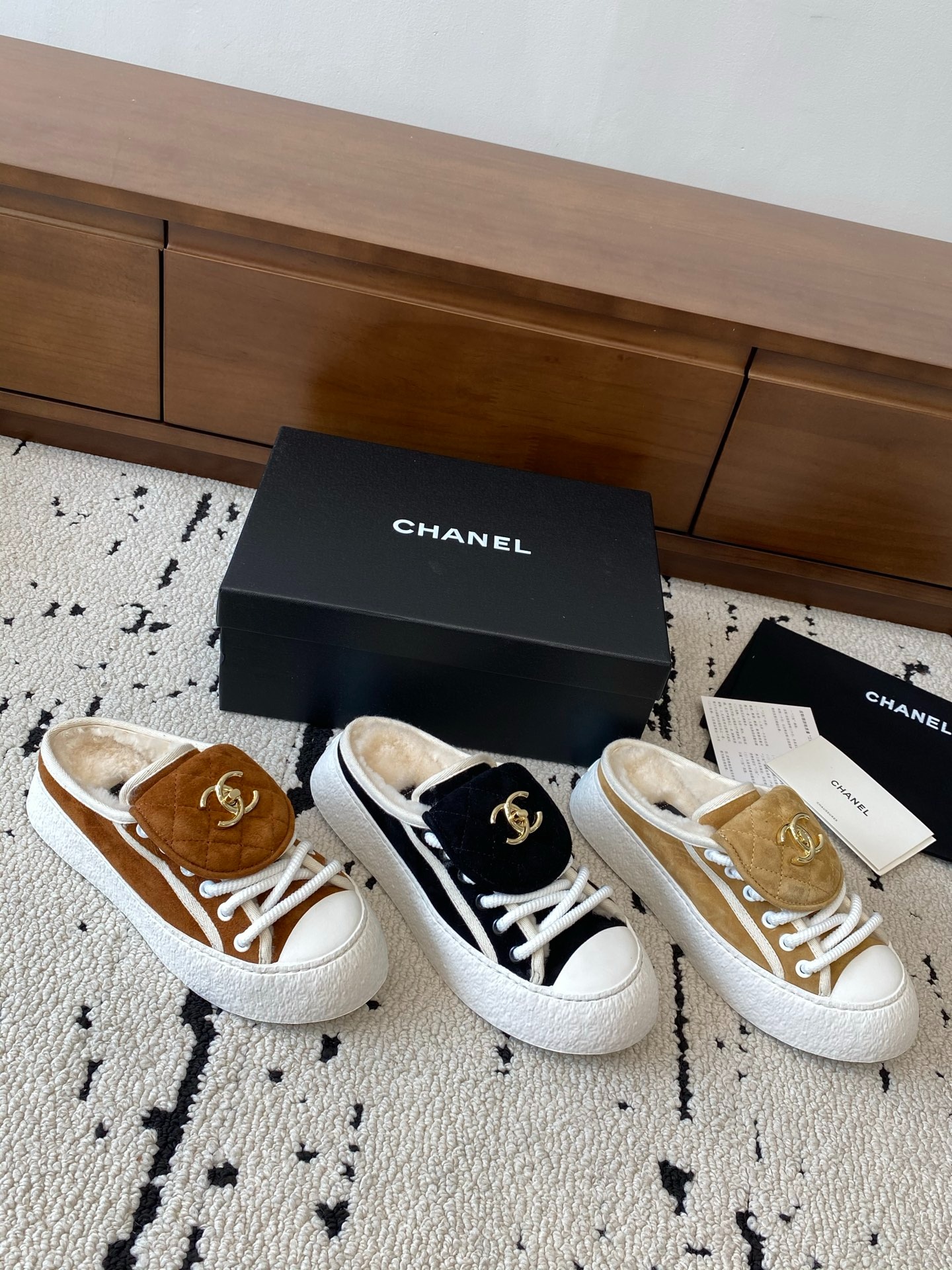 샤* 25 가을/겨울 신상 스웨이드 세미 슬리퍼