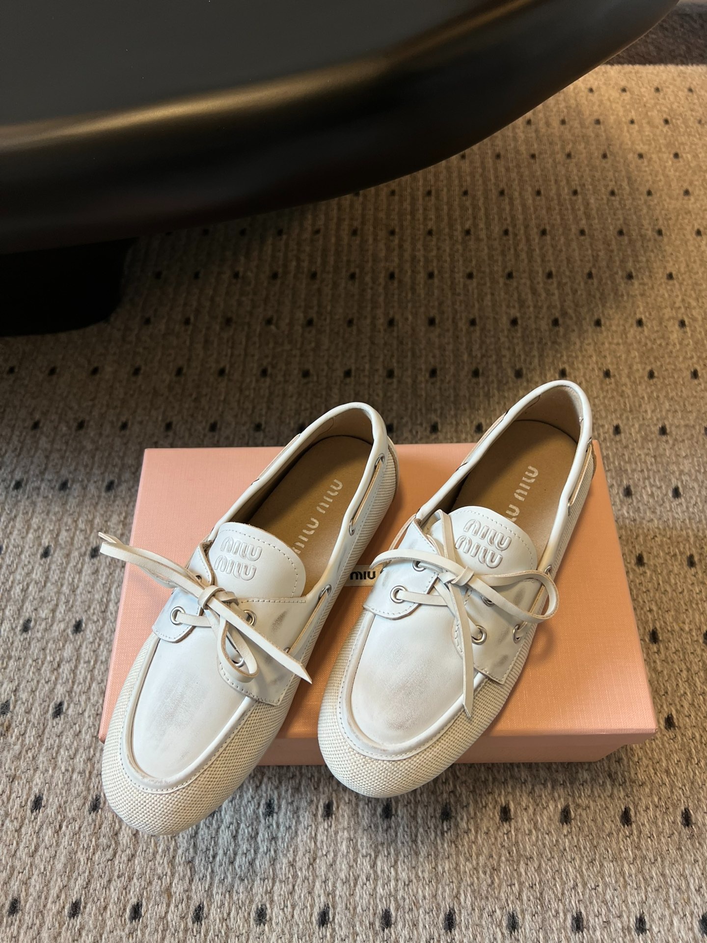 미*미* 25ss 신상 리본 로퍼 플랫 워커