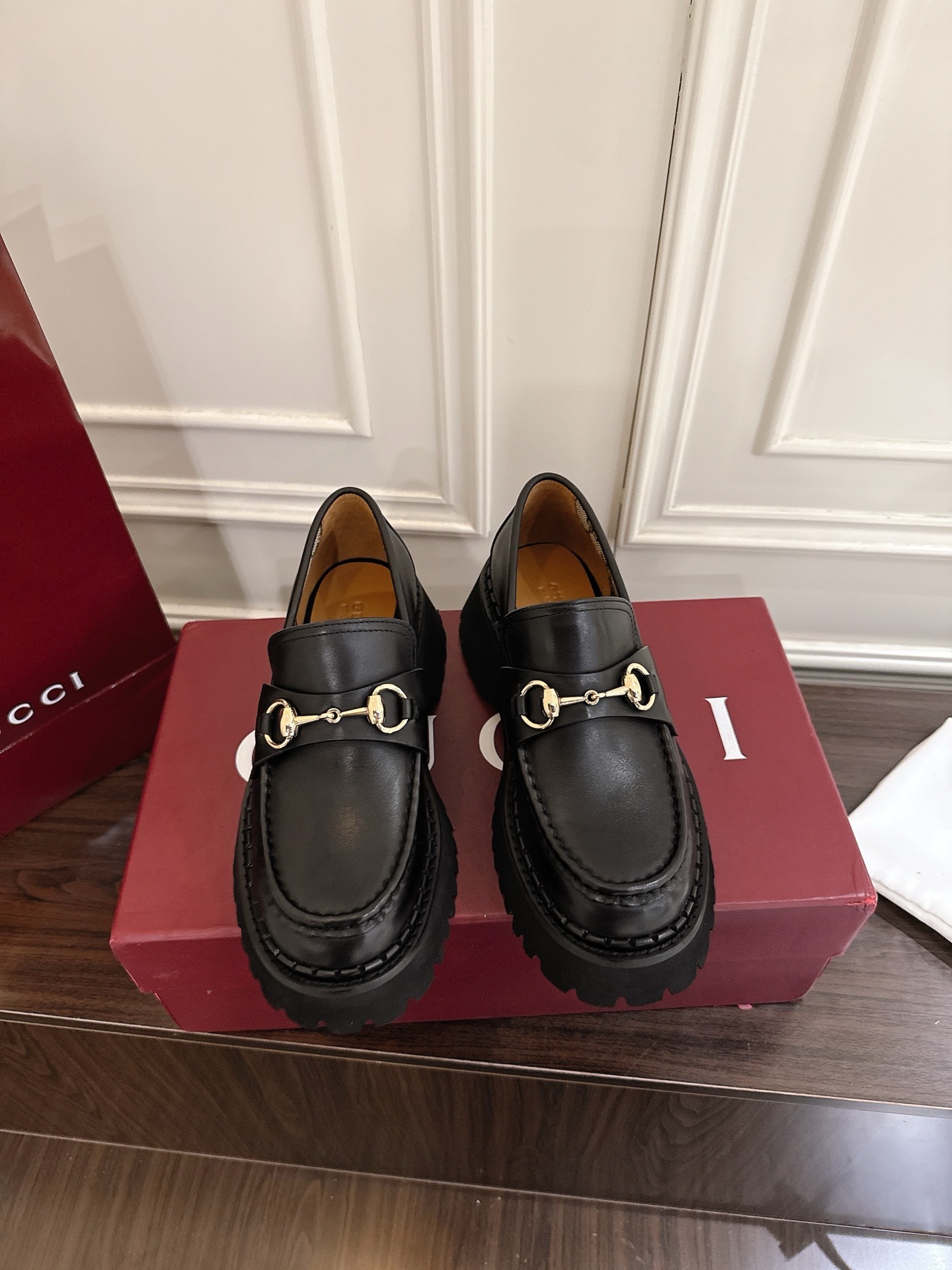 구* 호크 스트랩 통굽 로퍼