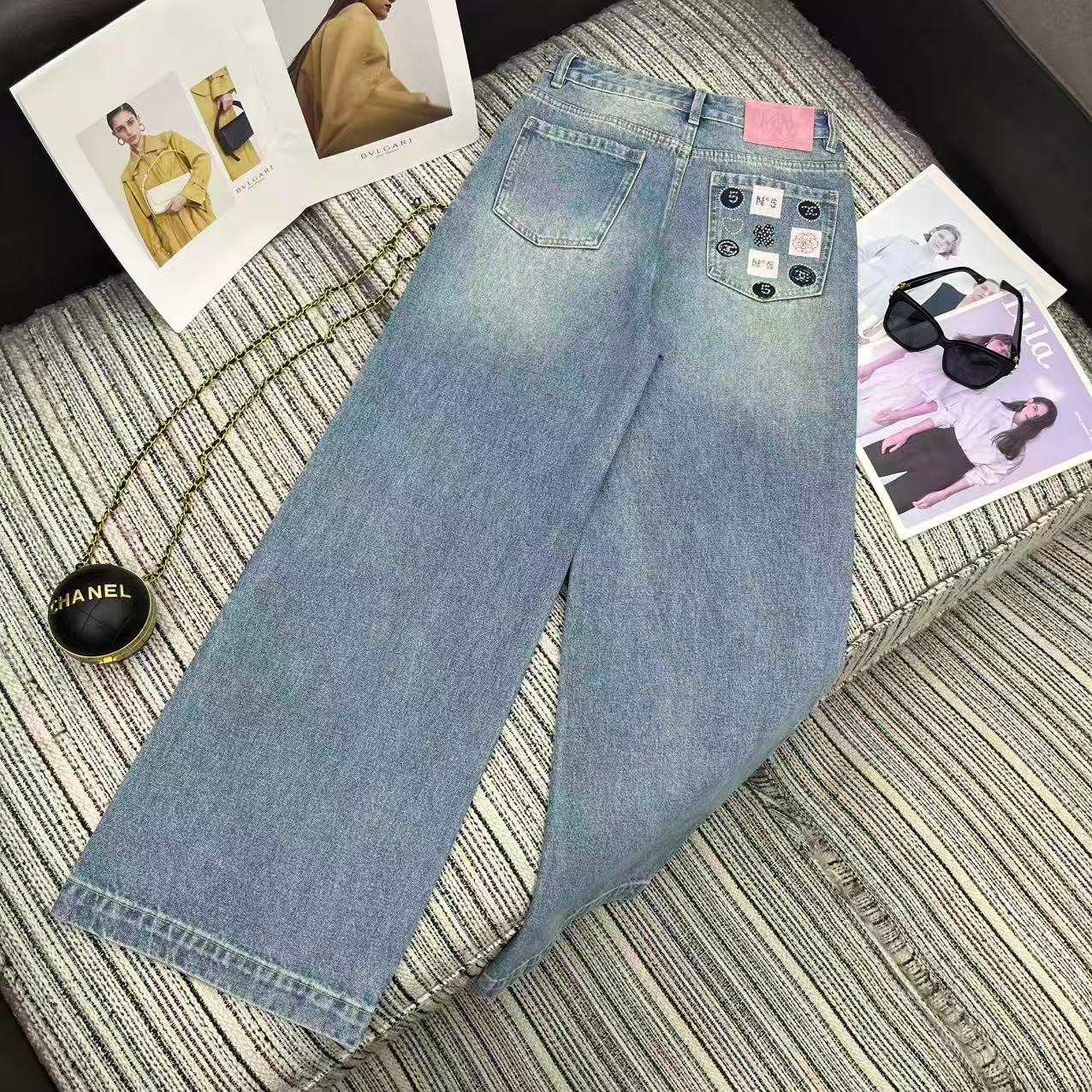 샤* 25년 신상 데님 일자 팬츠