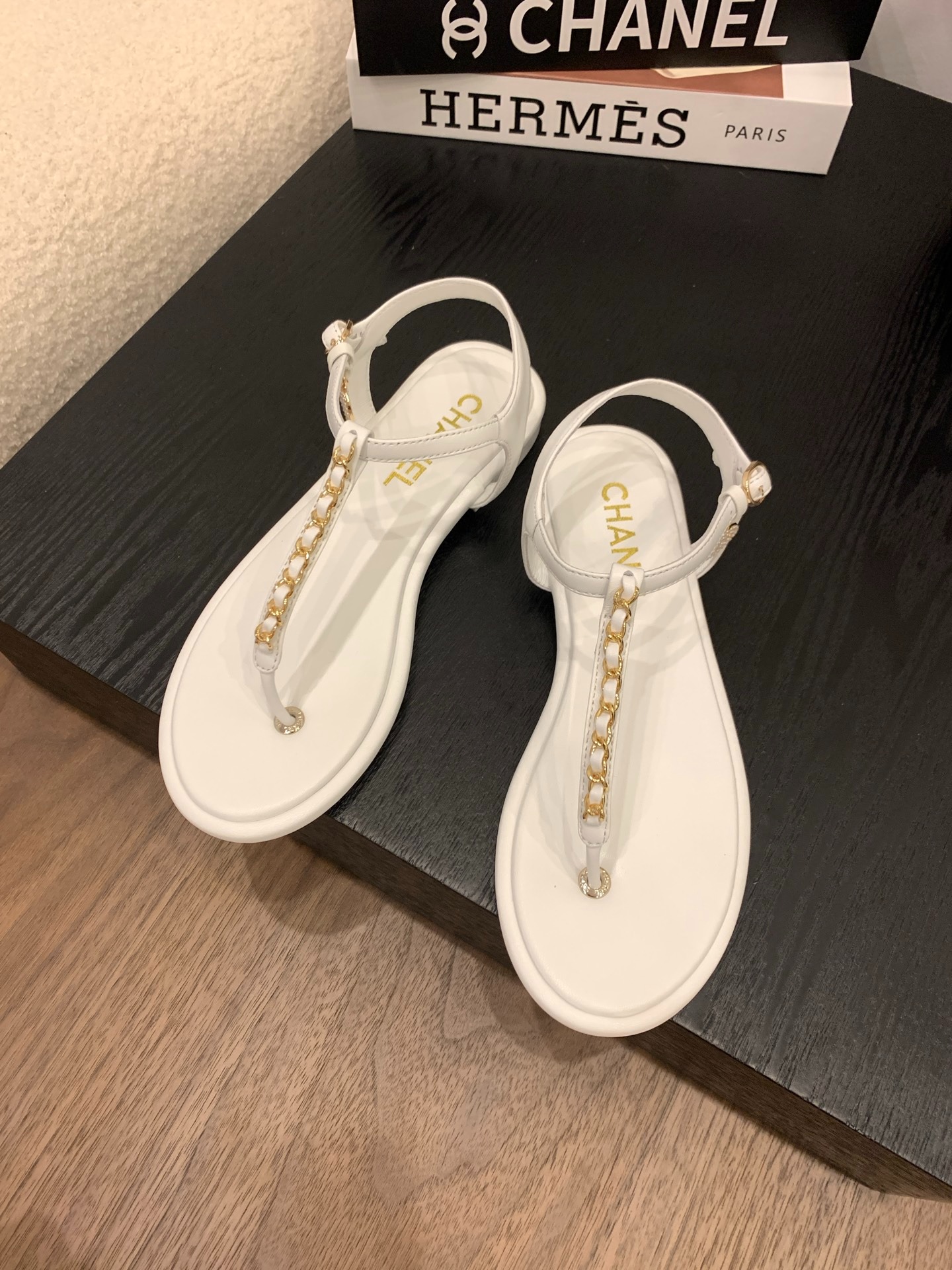 샤* 25 신상 체인 조리 슬리퍼