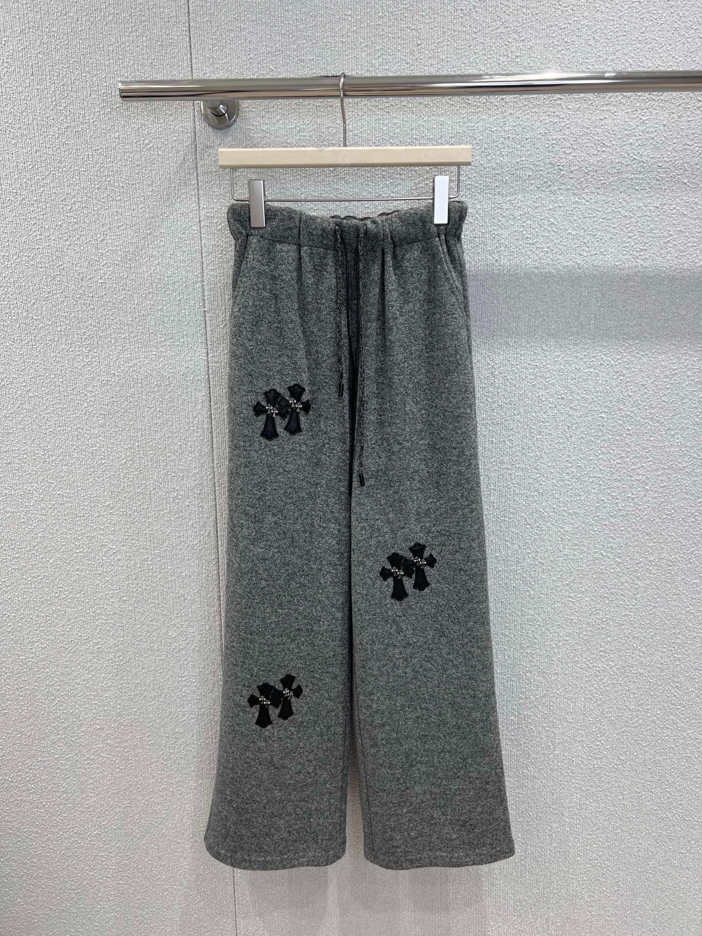 크*하츠 25Fw 신상 울 스트레이트 캐주얼 팬츠