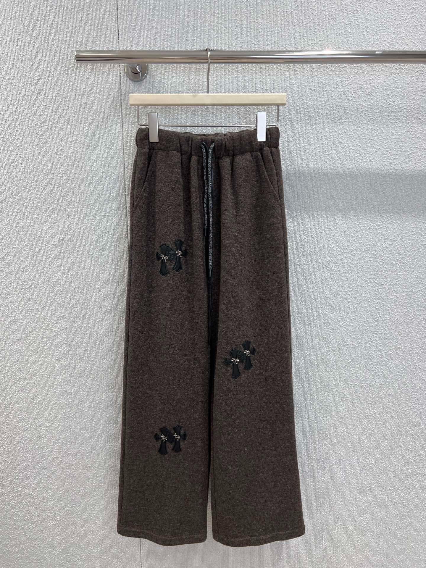 크*하츠 25Fw 신상 울 스트레이트 캐주얼 팬츠