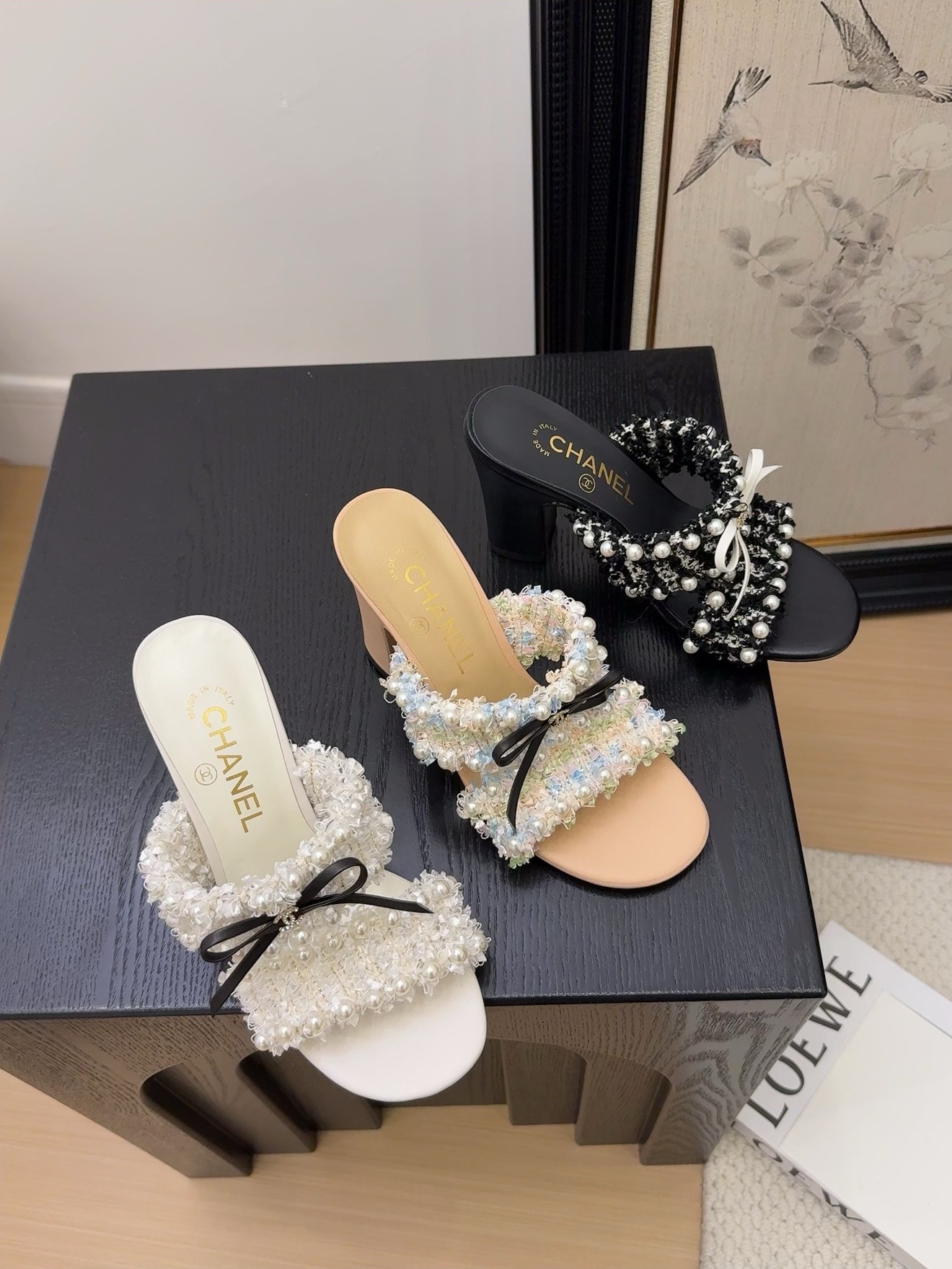 샤* 25 신상 비즈 슬리퍼