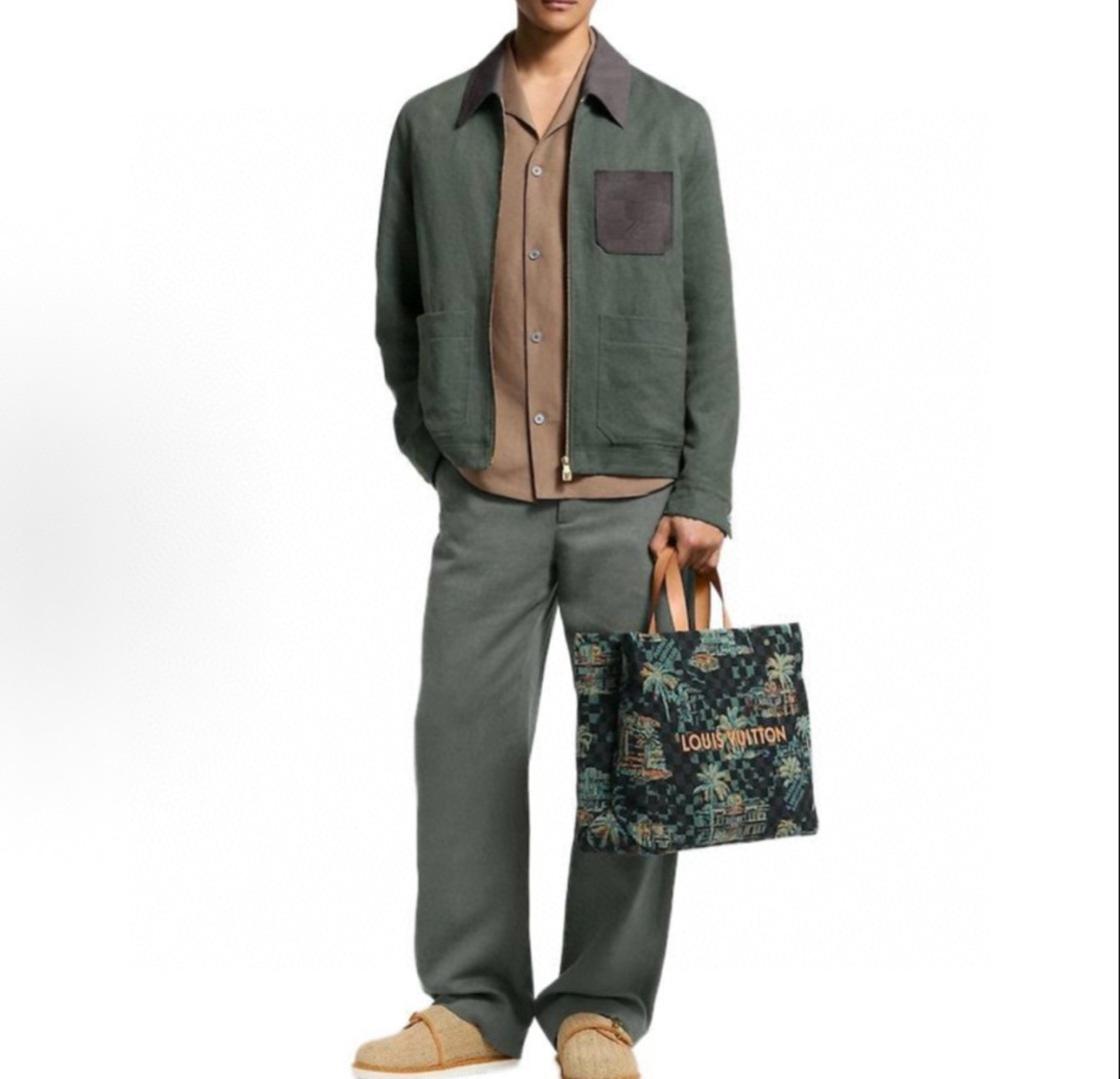 루*비통 25ss 신상 카고 집업 재킷