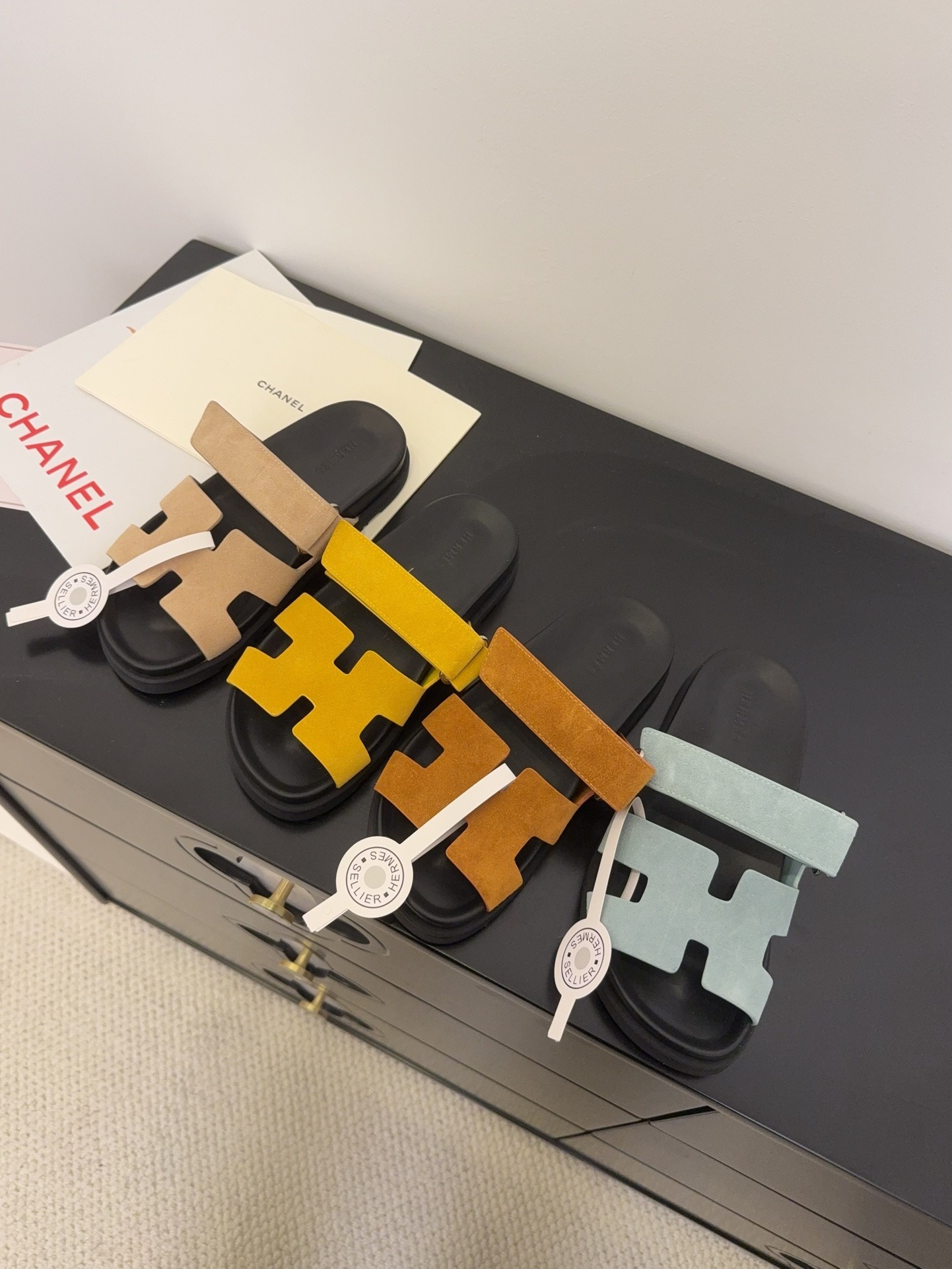 에*메스 레트로 슬리퍼 샌들