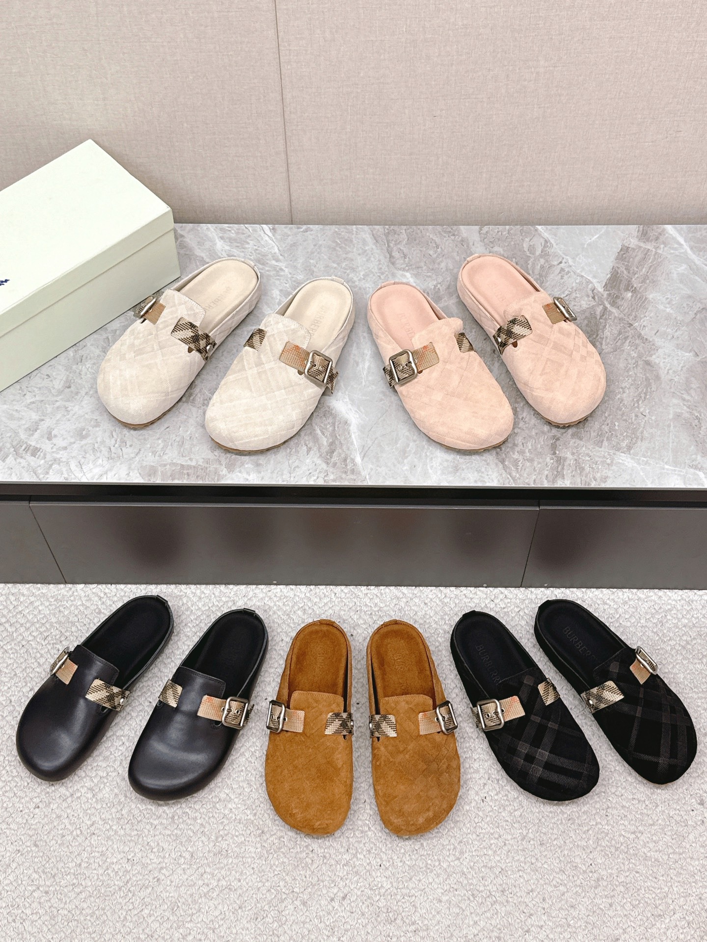 버*리 25 신상 커플 버켄 스니커즈