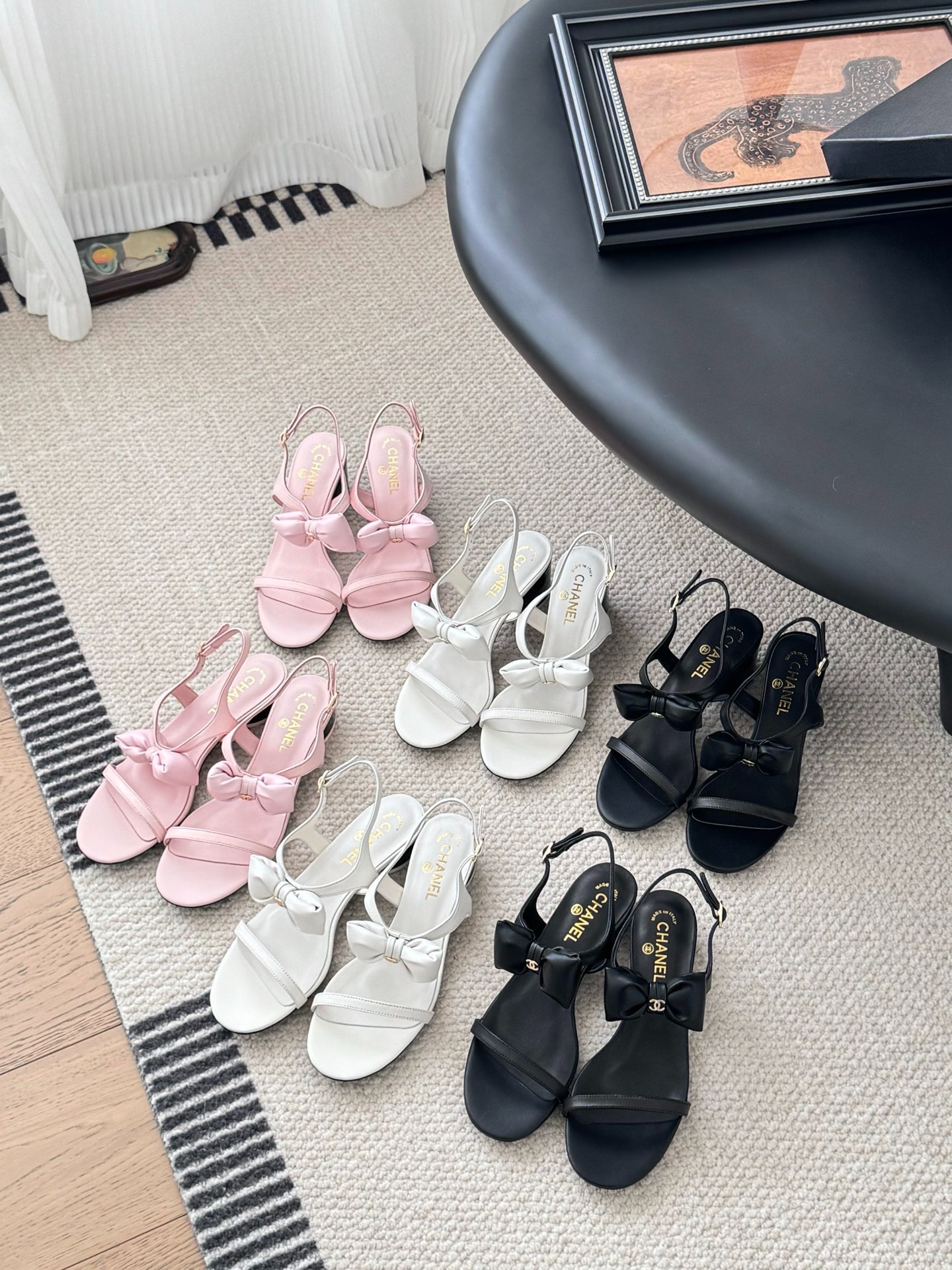 샤* 25 신상 리본 샌들