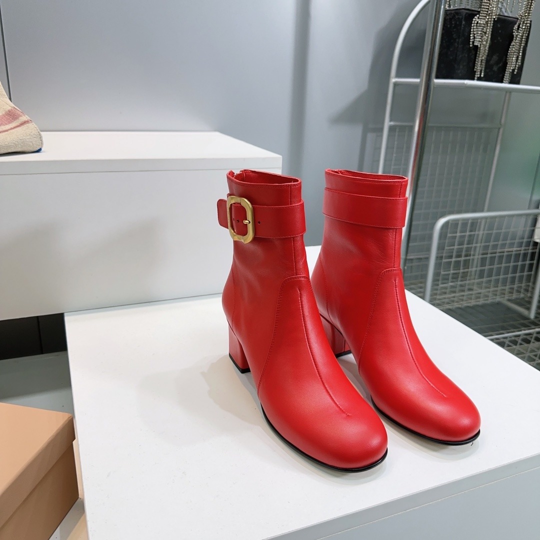 미*미* 2025 가을/겨울 신상 통굽 앵클부츠