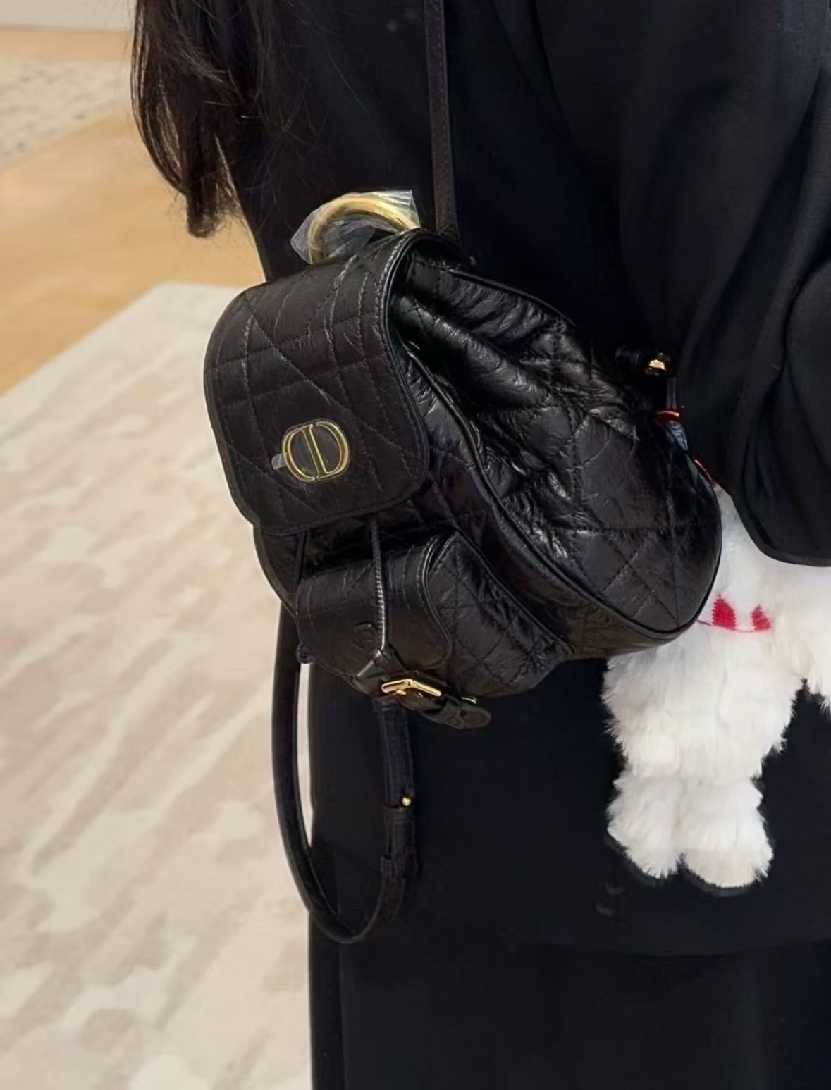 디올 카로 스몰 원포켓 백팩