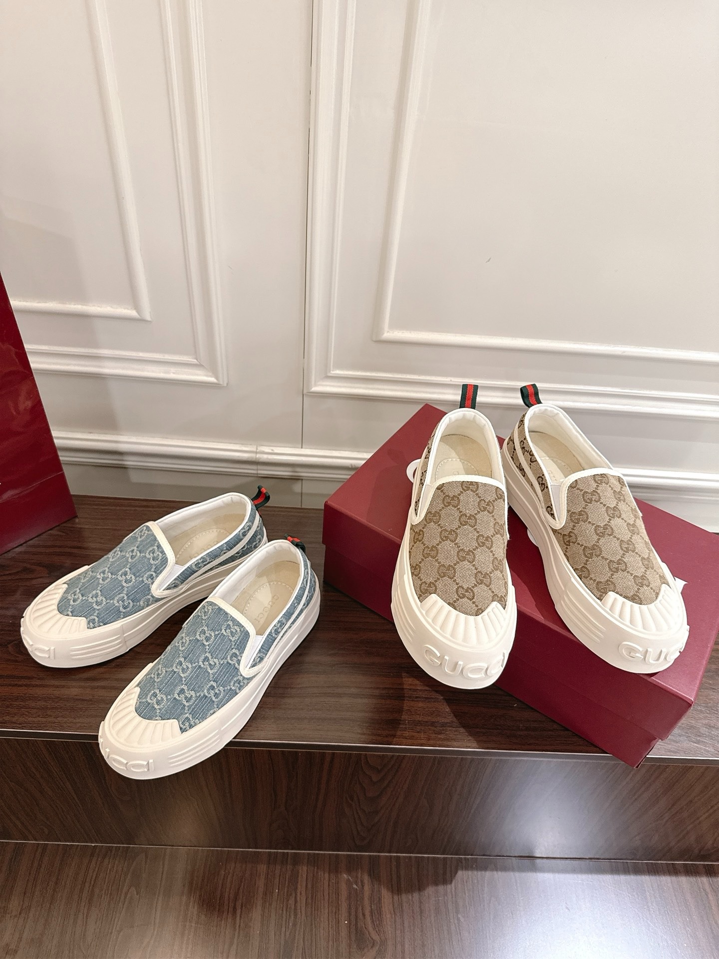 구* 신상 캔버스 슬립온