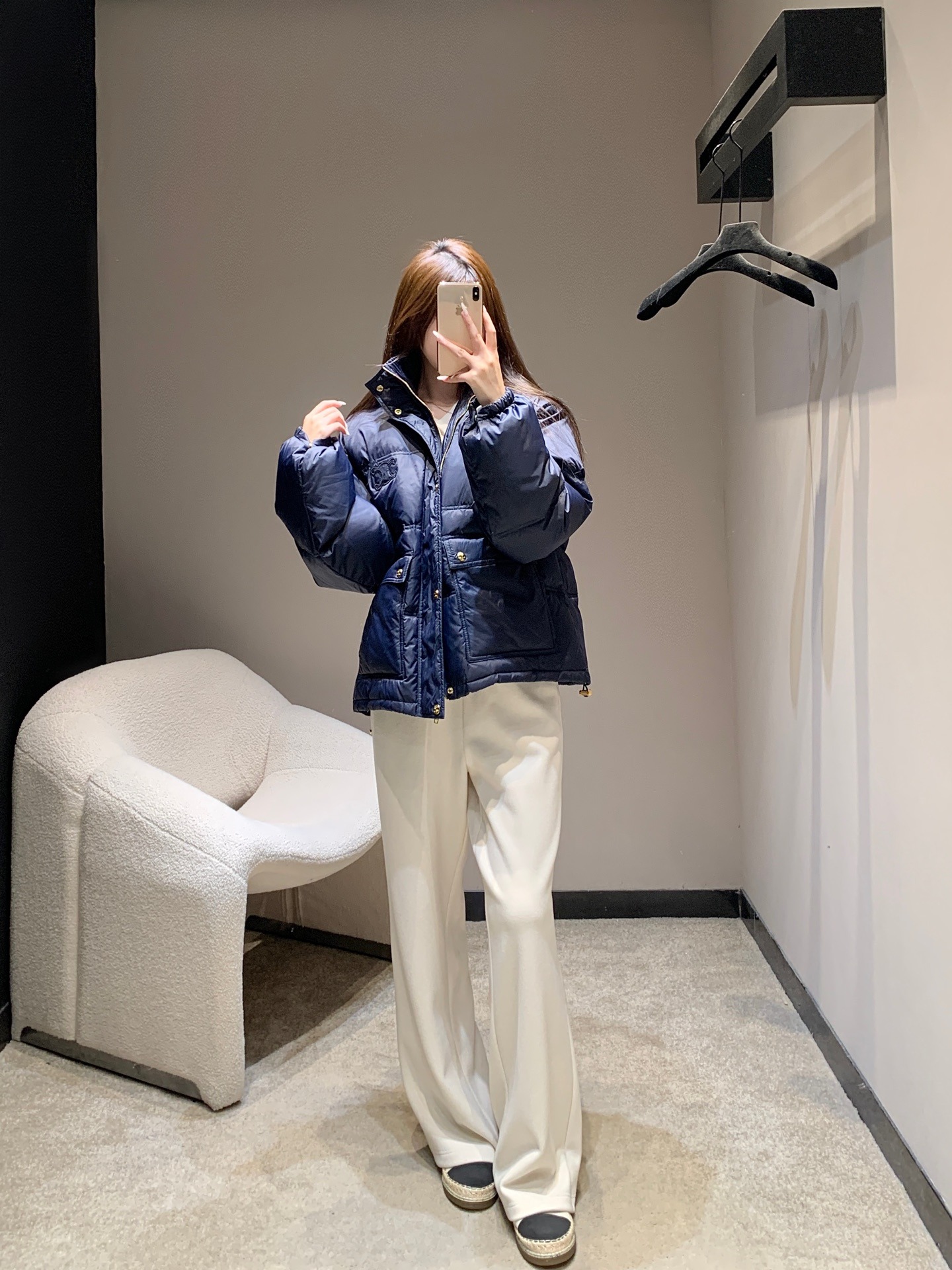 셀*느 25Fw 신상 양털카라 패딩점퍼