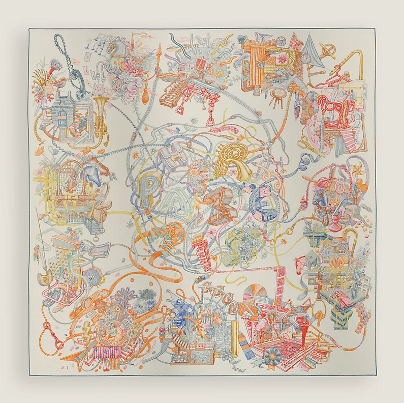 에르메스 르 몬드 데르메스 숄