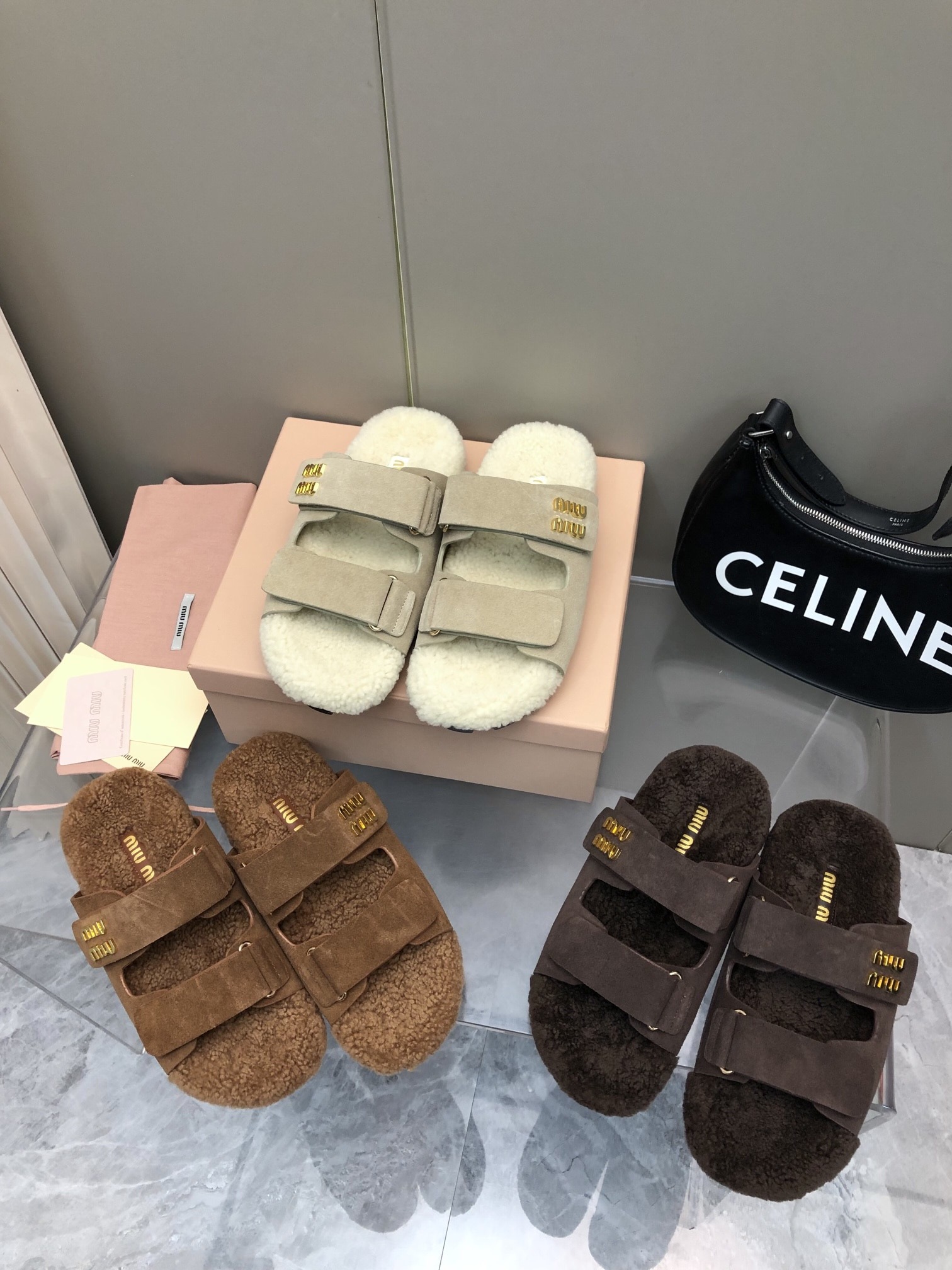 미*미* 25 신상 털 슬리퍼