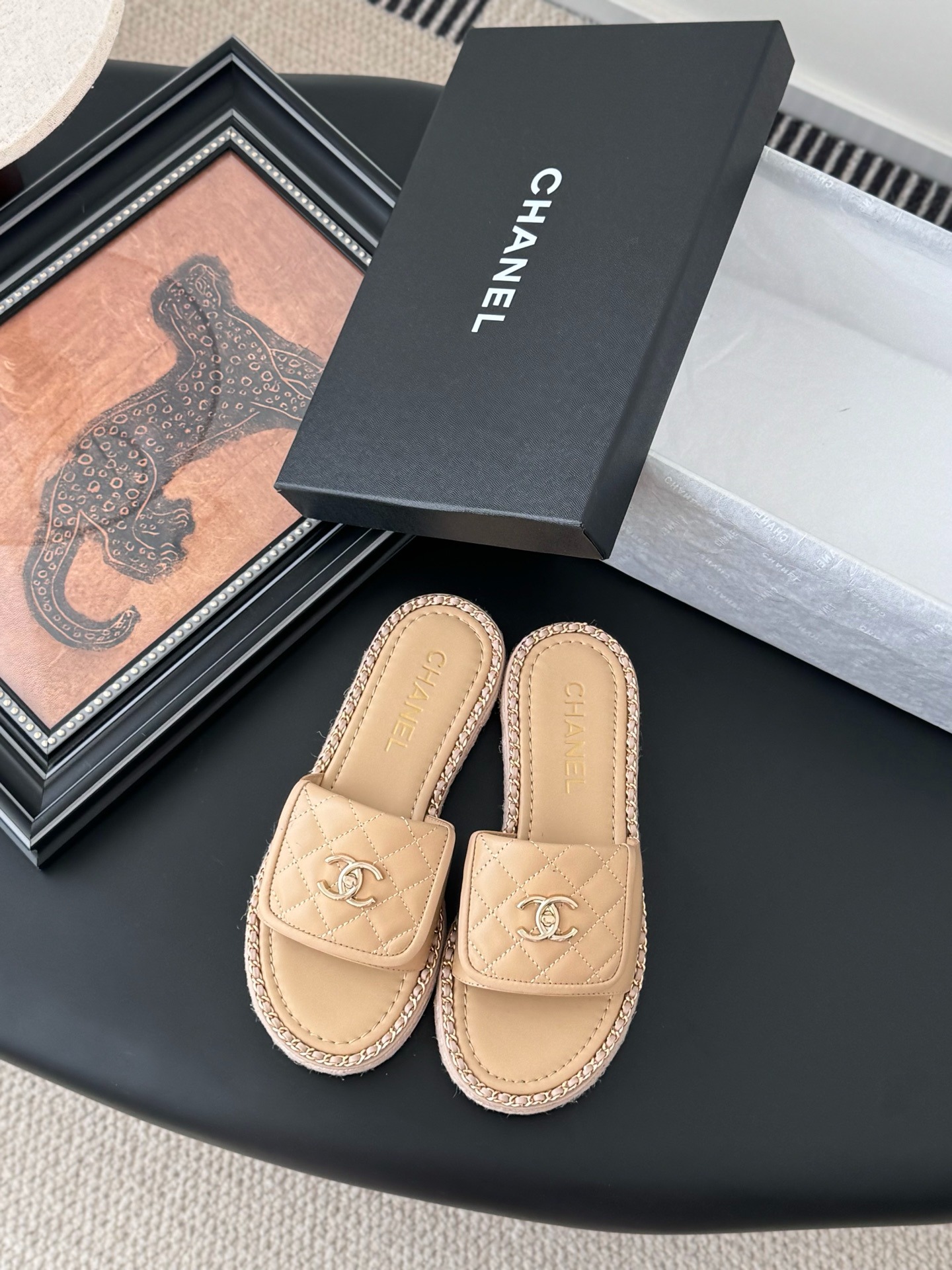 샤* 25C 봄여름 신상 체인 슬리퍼