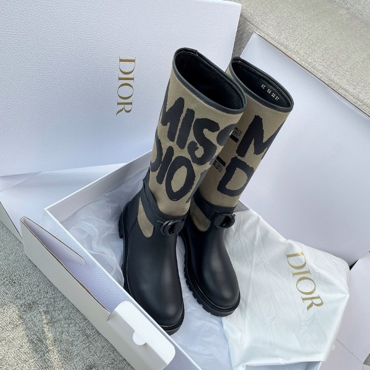 디올 D-Major 앵클 부츠