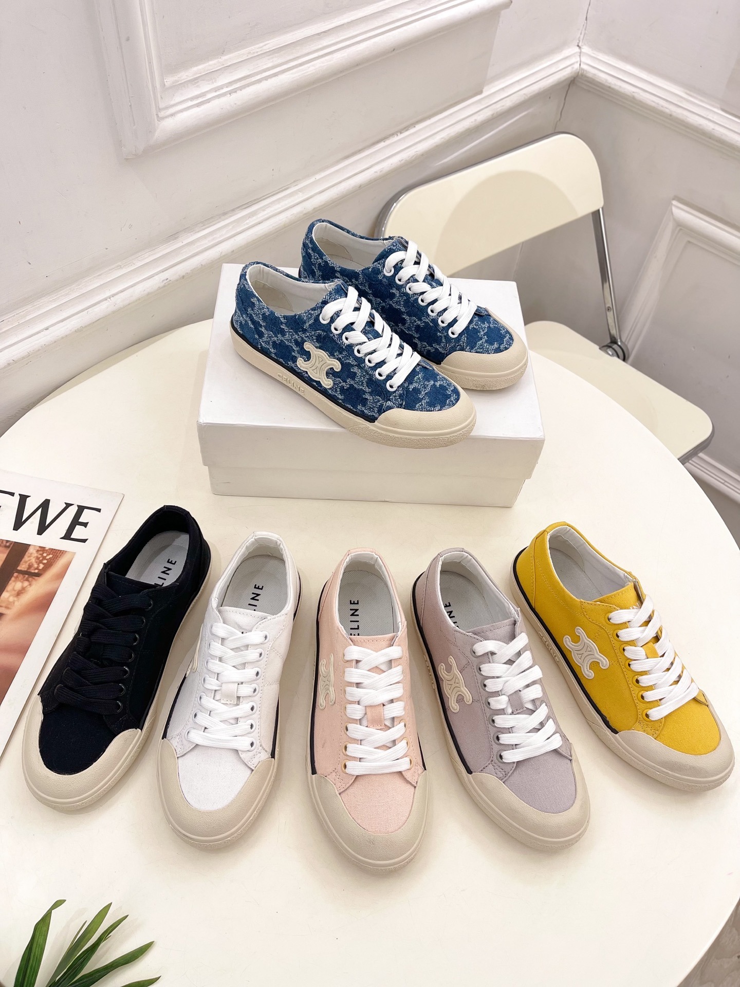 셀*느 25 신상 아란 트리오엠프 슬립온 스니커즈