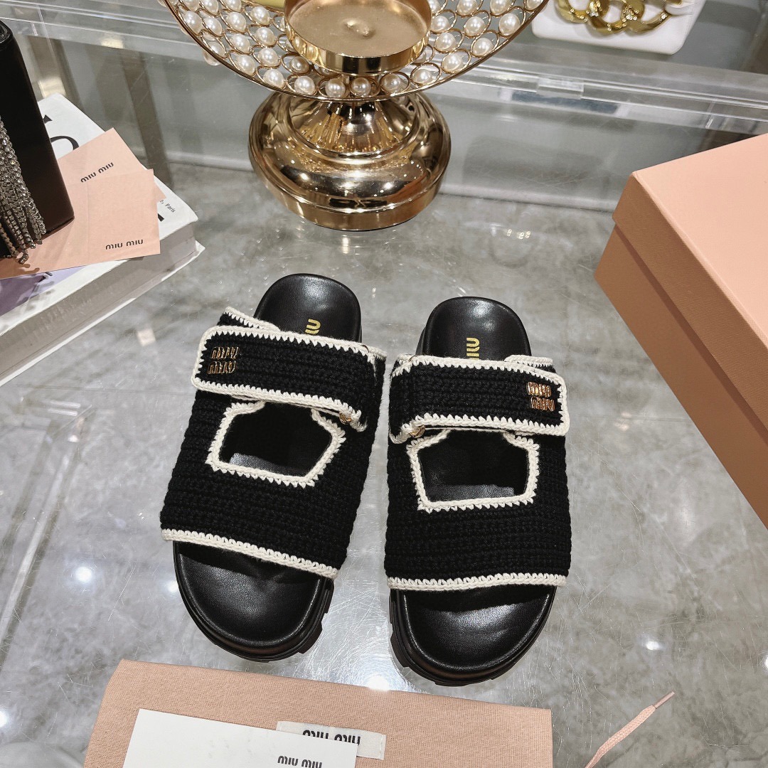 미*미* 벨크로 메쉬 통굽 슬리퍼