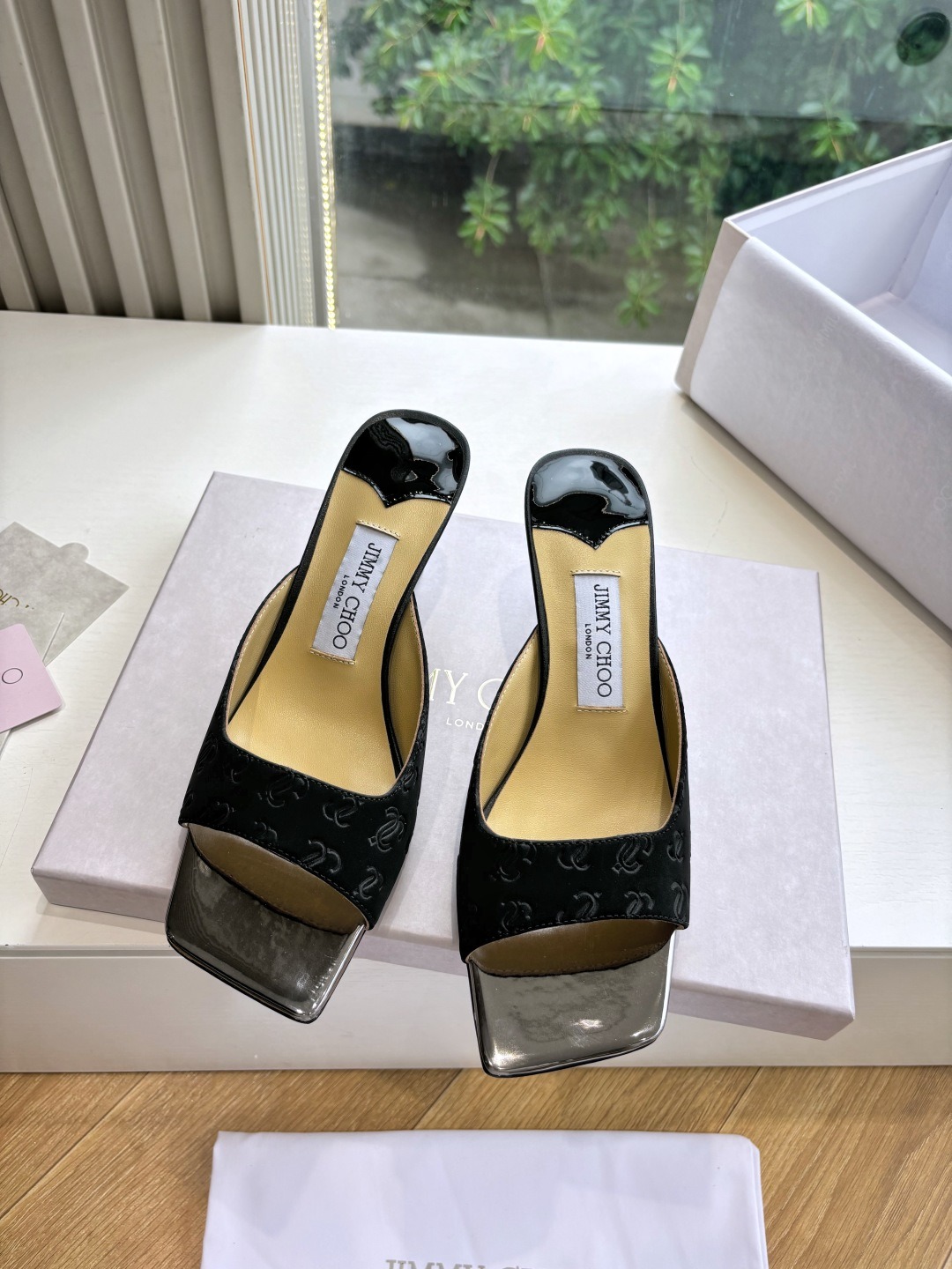 지*추 위클리 클래식 힐 슬리퍼