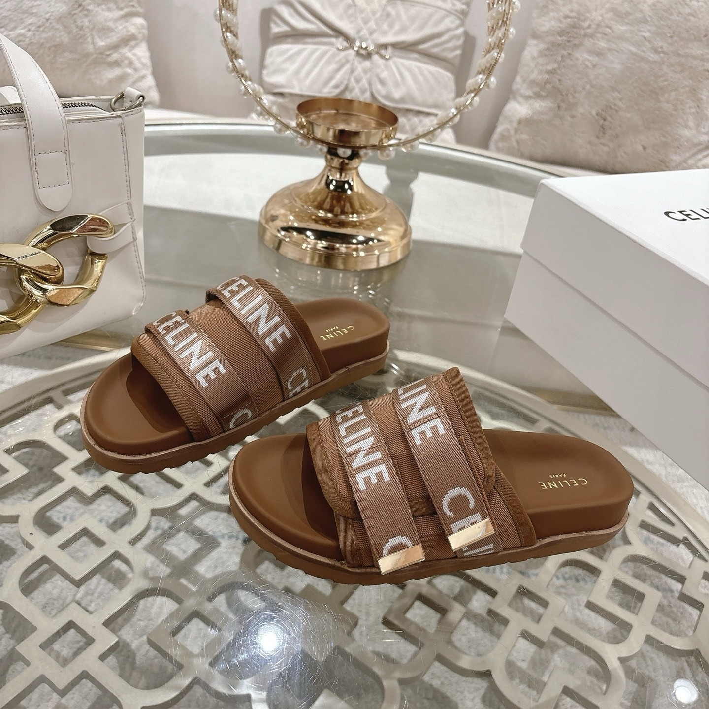 셀*느 25 봄여름 베스트셀러 테잎 로고 슬리퍼