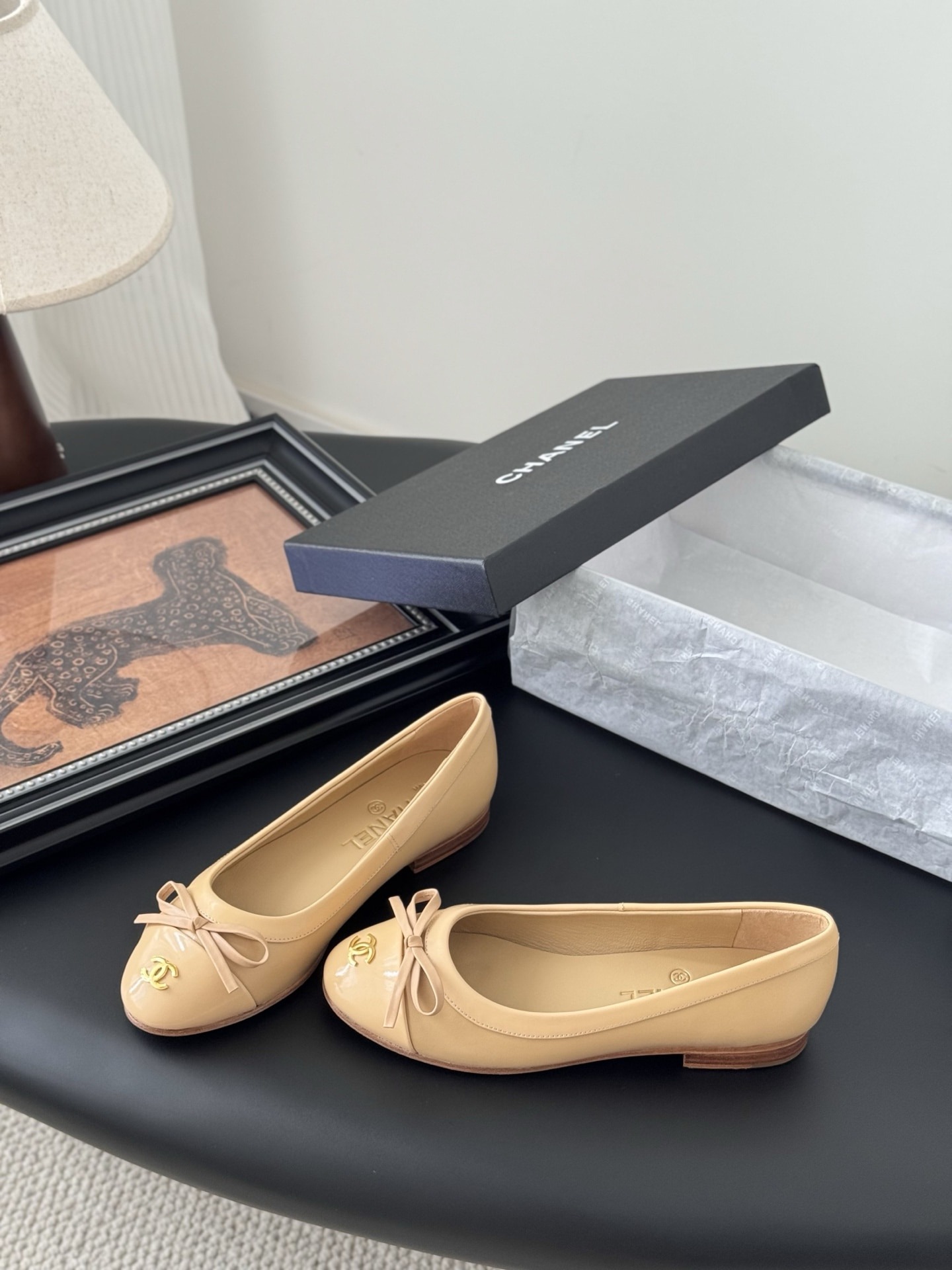 샤* 빈티지 미들 플랫