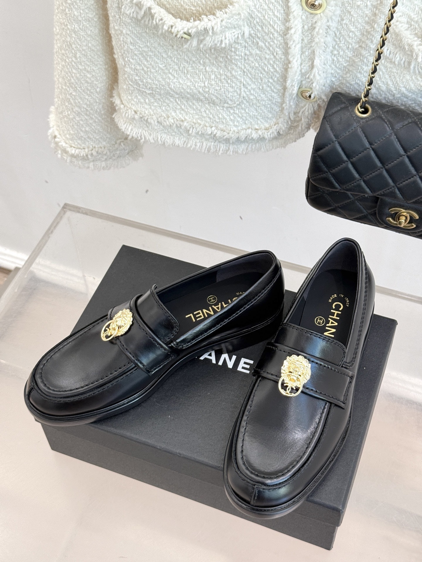 샤* 25A 신상 더블C 빈티지 로퍼