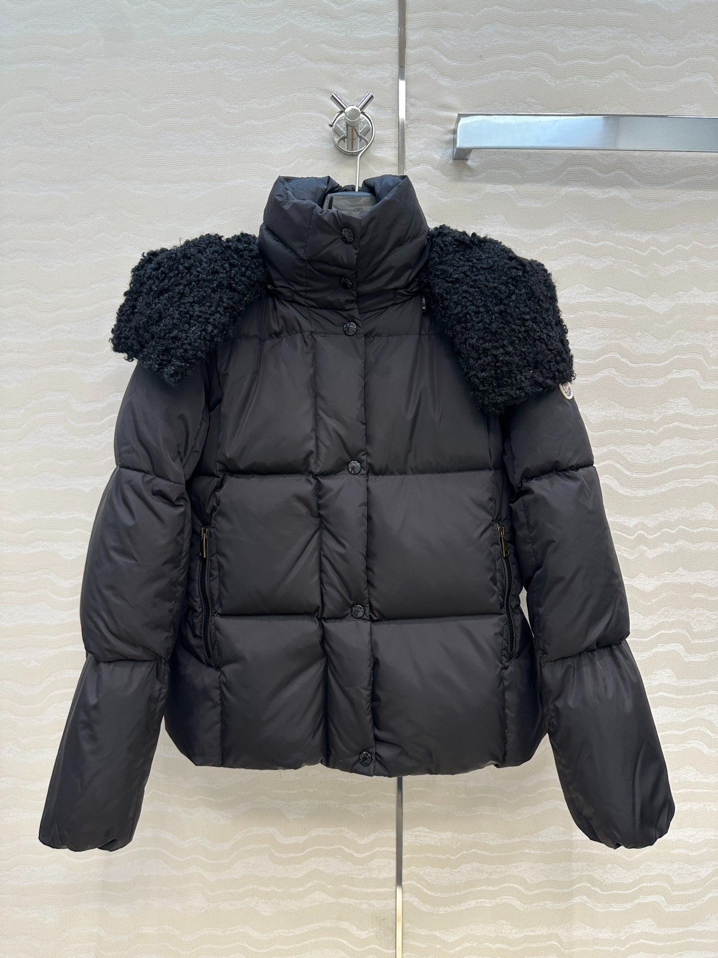 몽*레르 신상 체크 누빔 패딩