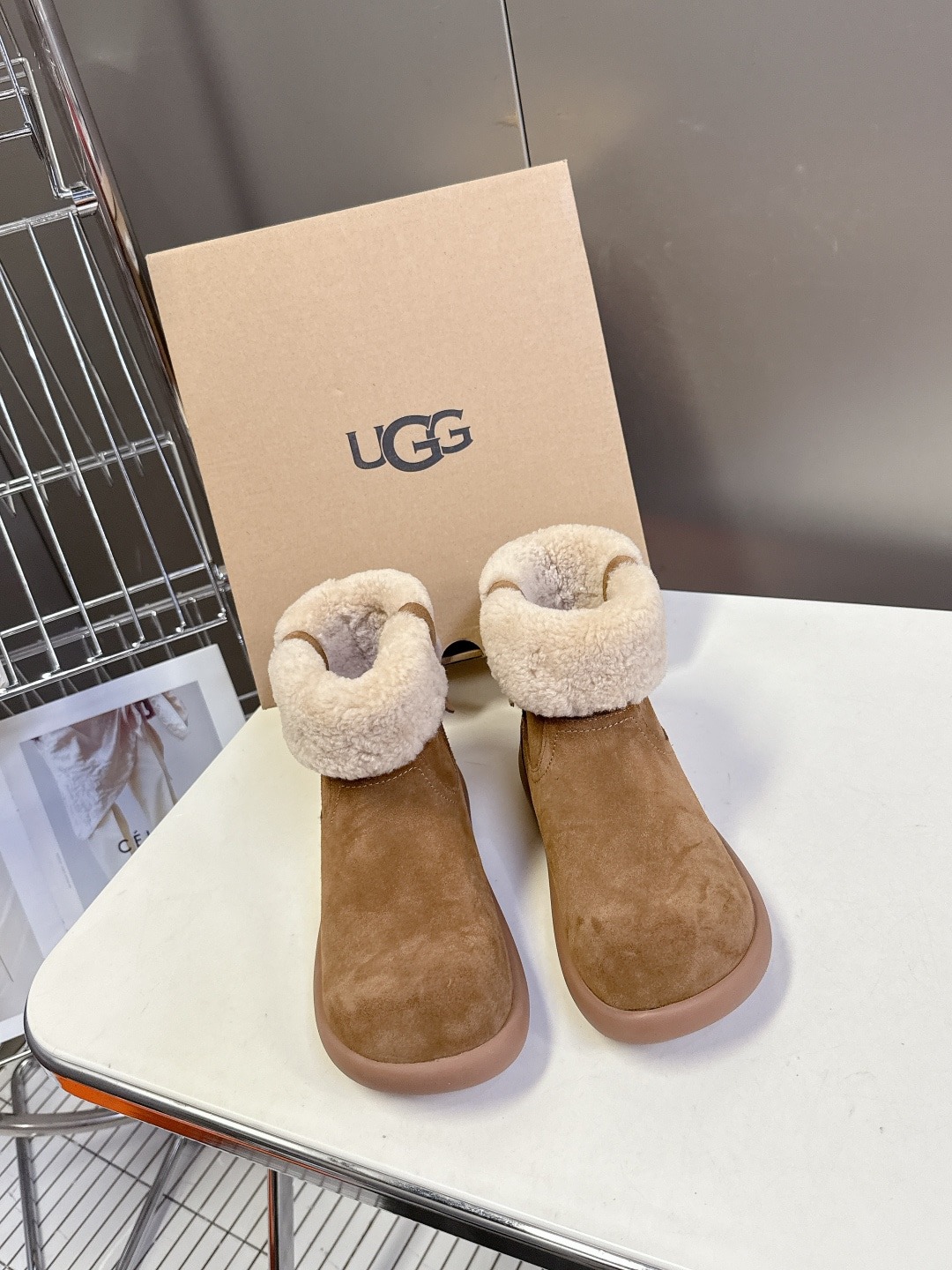 어* 신상 스노우 통굽 털슈즈