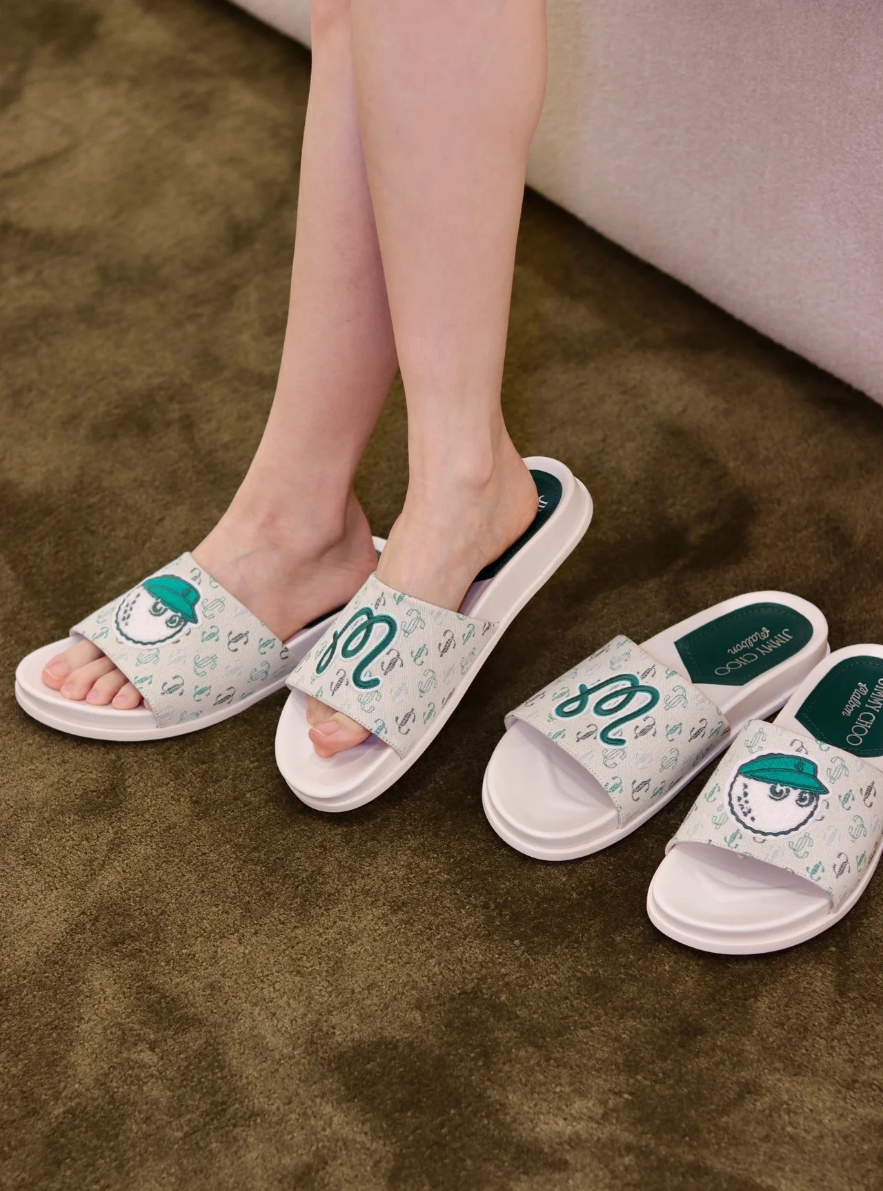 지*추 비치 슬리퍼