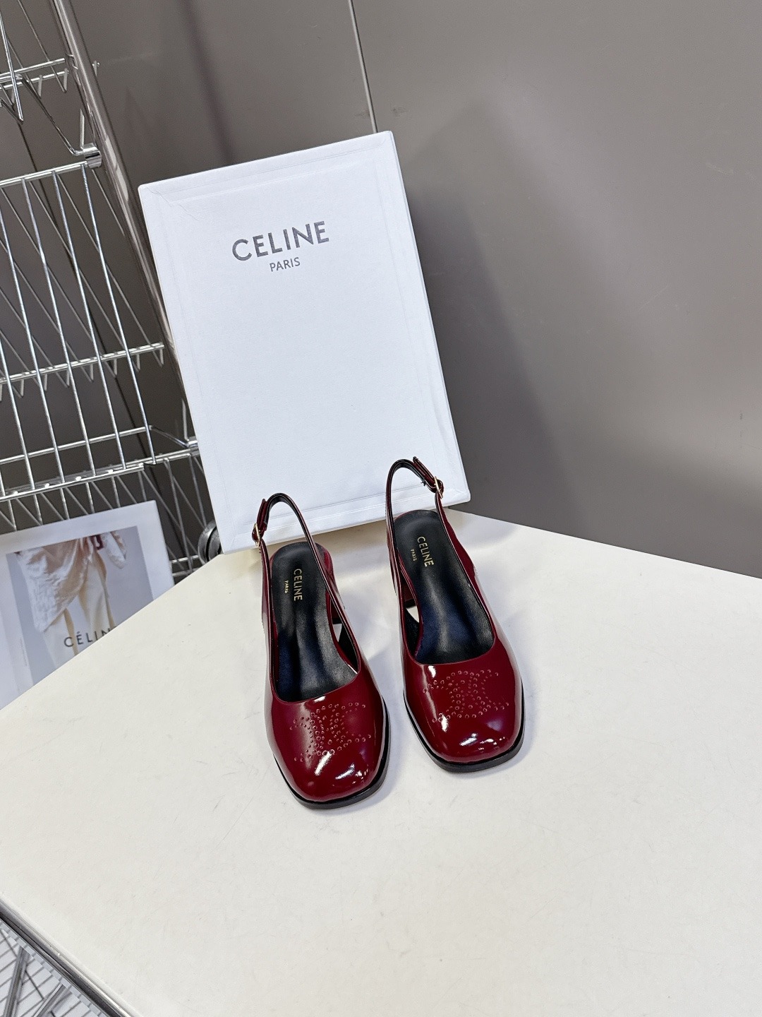 셀*느 신상 오픈토 힐