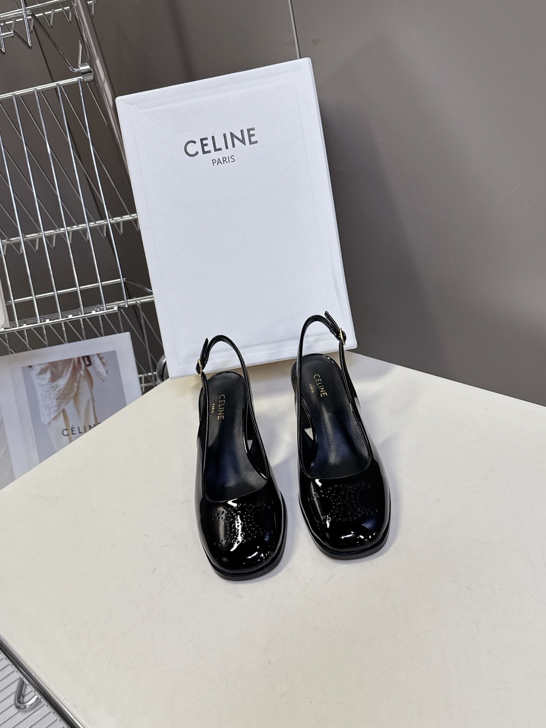 셀*느 신상 오픈토 힐