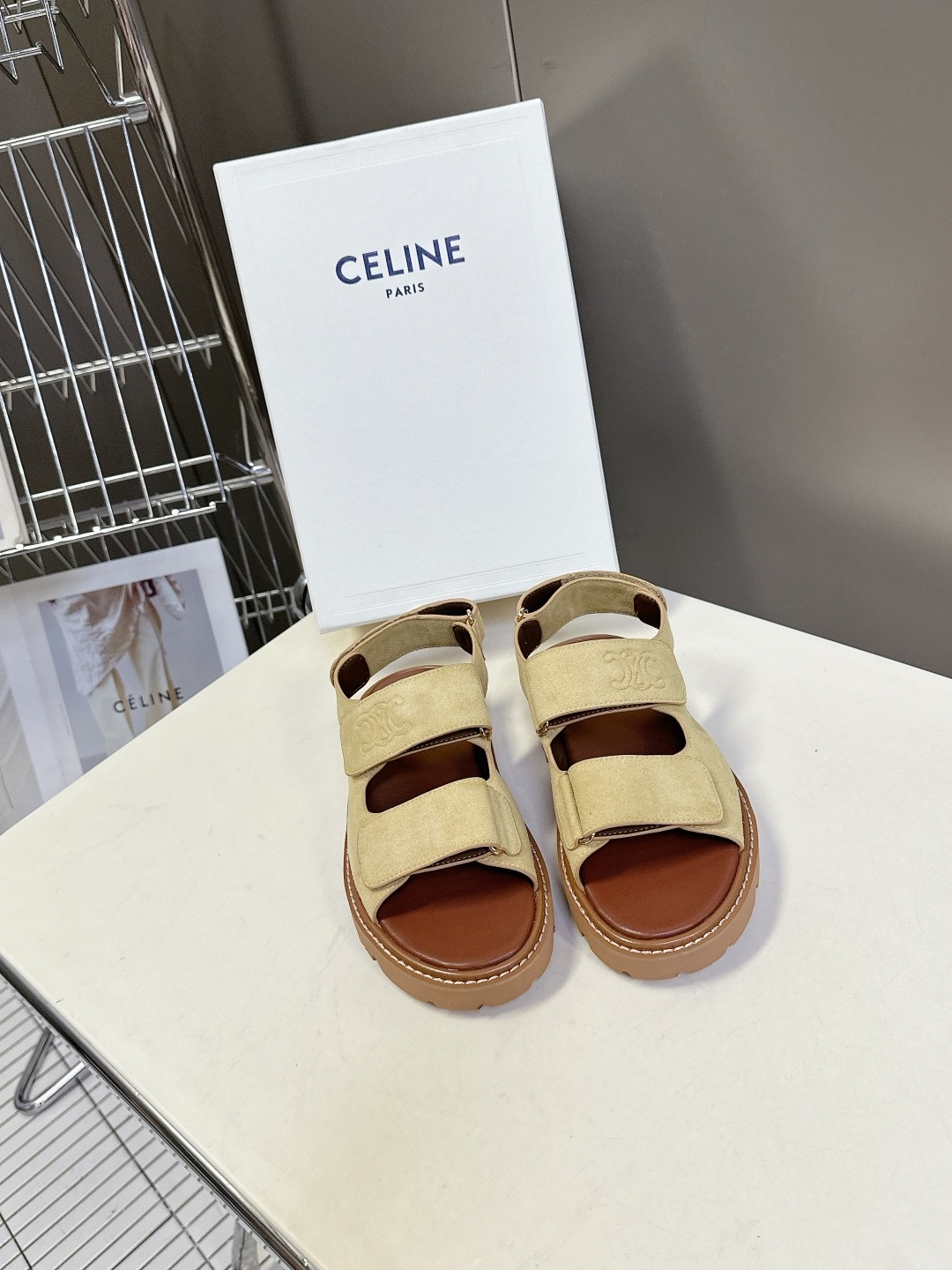 셀*느 봄여름 신상 빈티지 로마 샌들