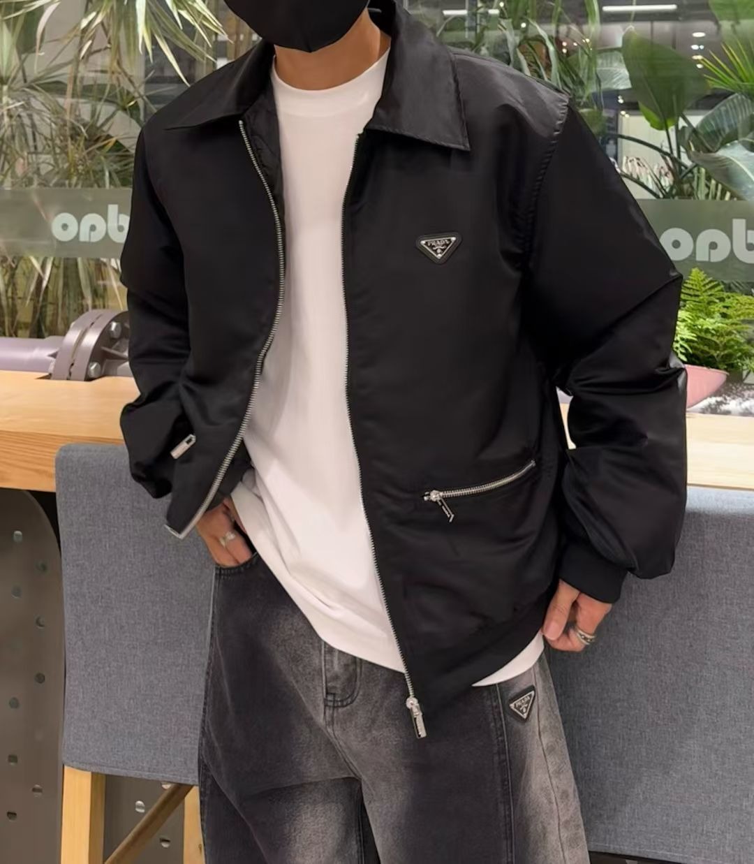 프*다 25ss 신상 나일론 파일럿 점퍼