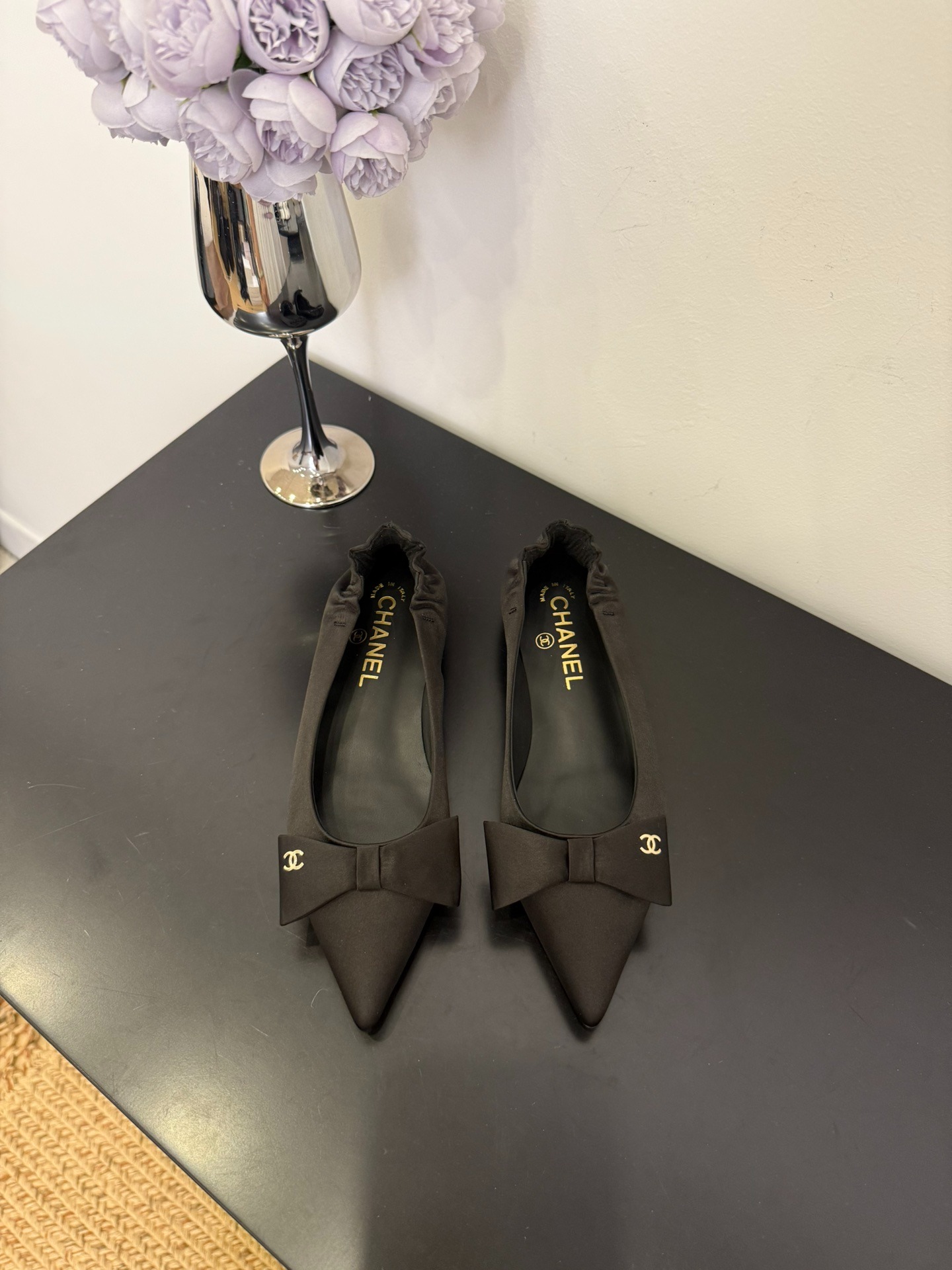 샤* 25 신상 스틸레토 플랫