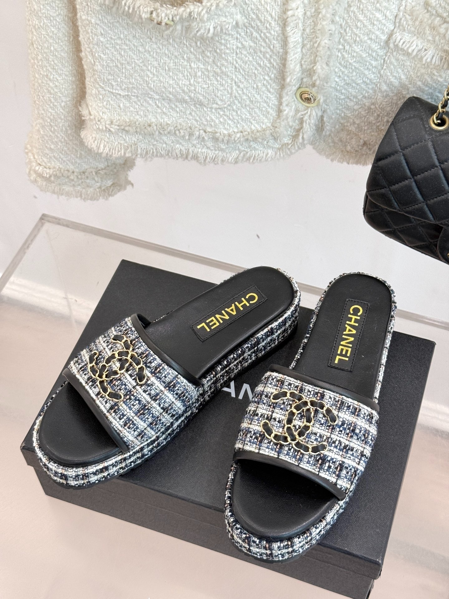 샤* 25C 봄여름 신상 더블 C 슬리퍼