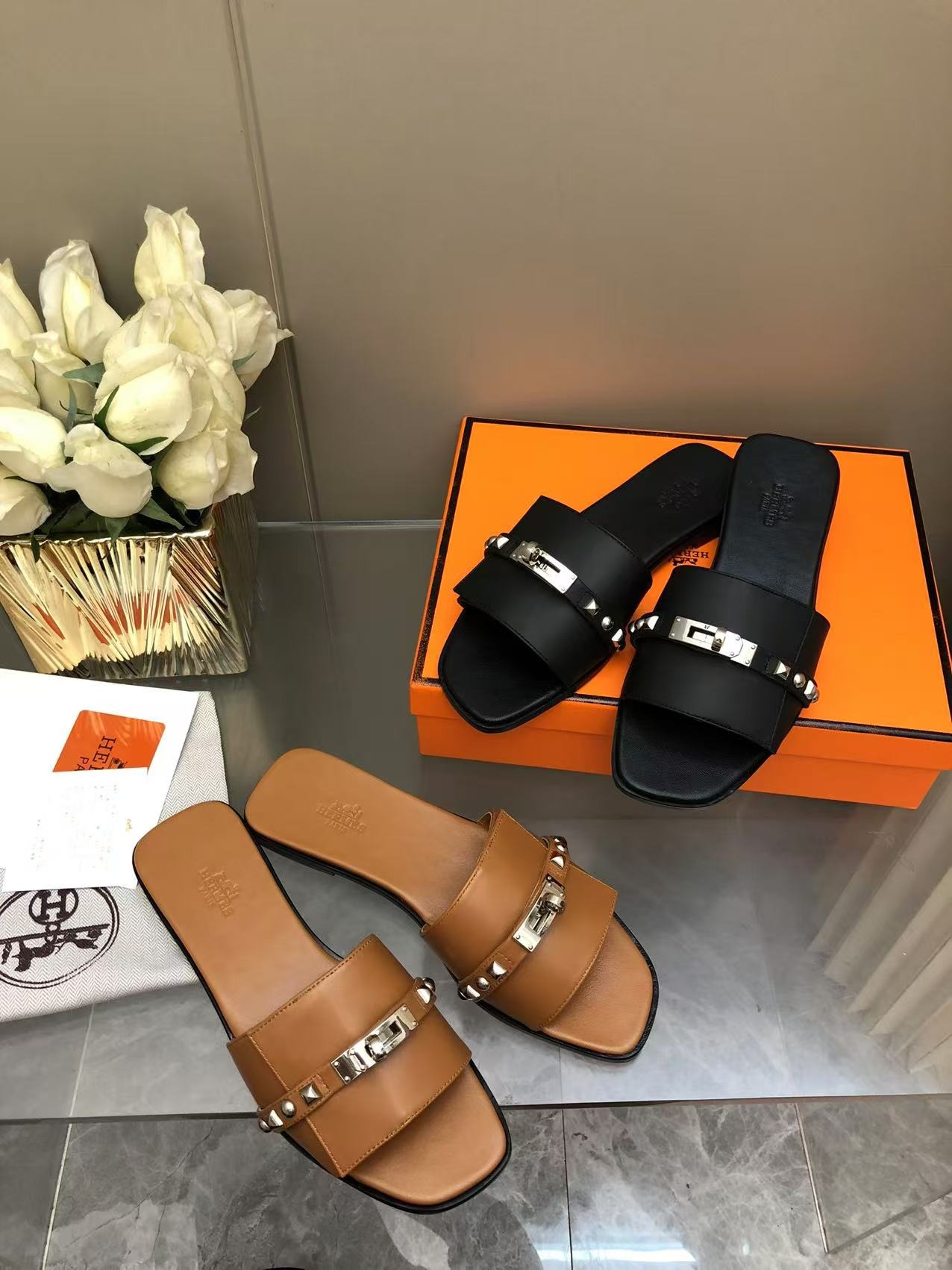 에*메스 클래식 켈리 슬리퍼