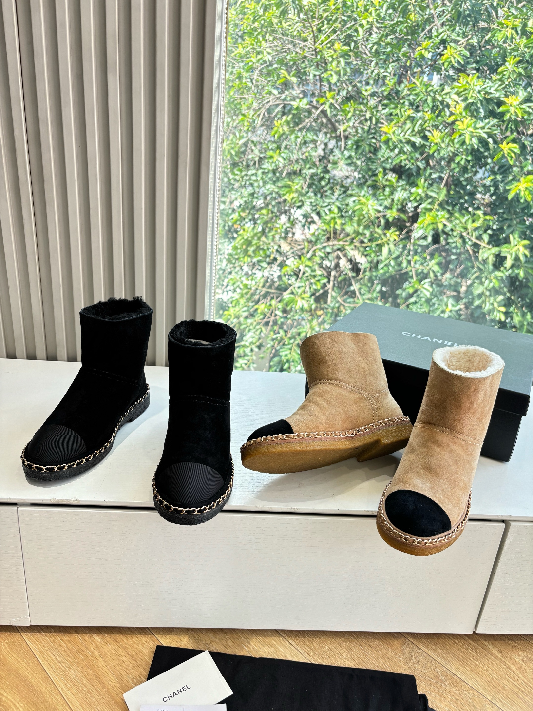 샤* 신상 첼시 앵클 스노우 부츠