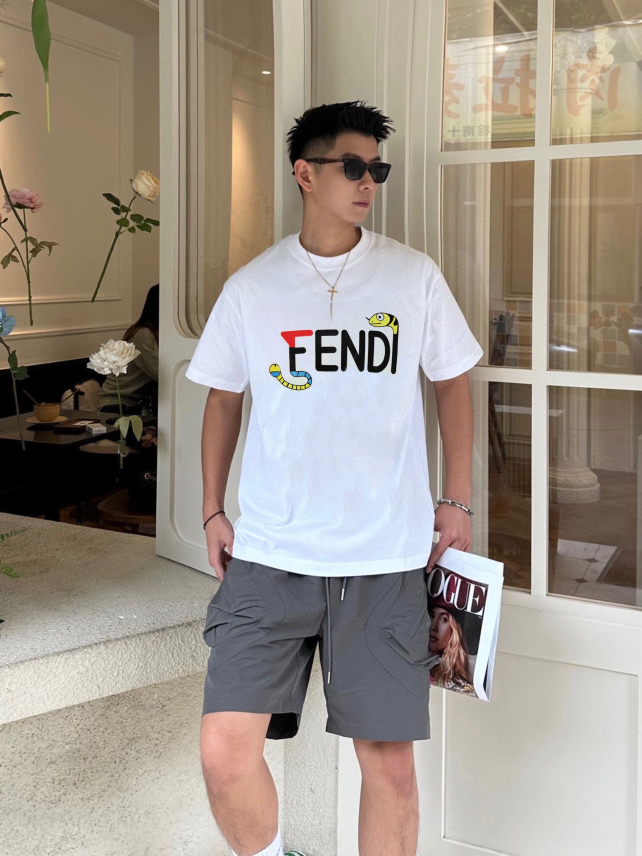 펜* 신상 로고 프린팅 티셔츠